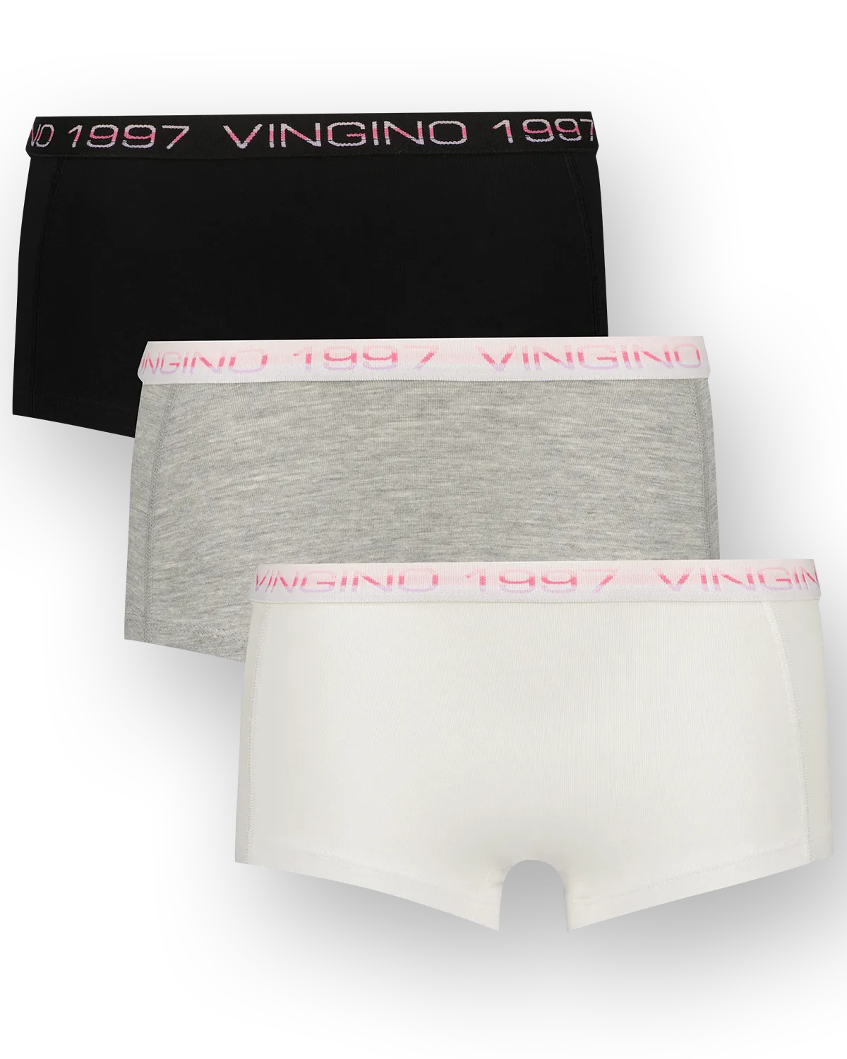 Mädchen Hipster 3pack | Schwarz