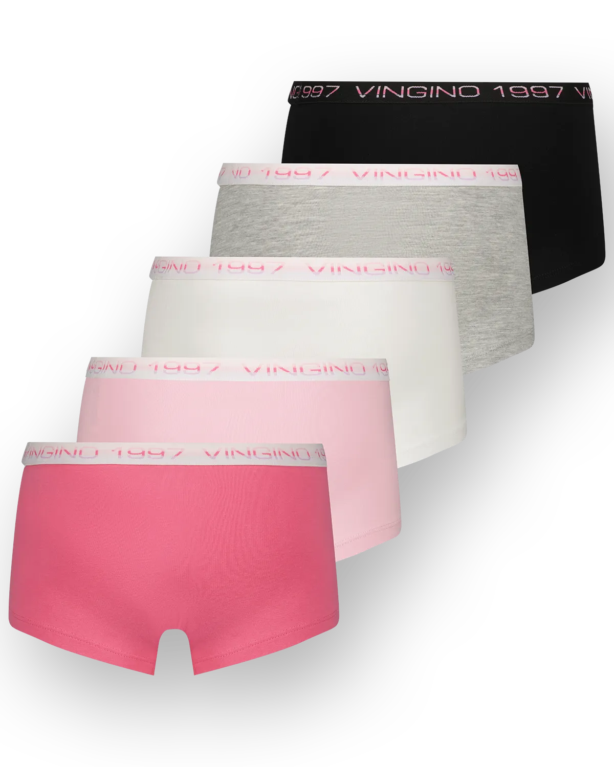 Mädchen Hipster 5pack | Schwarz