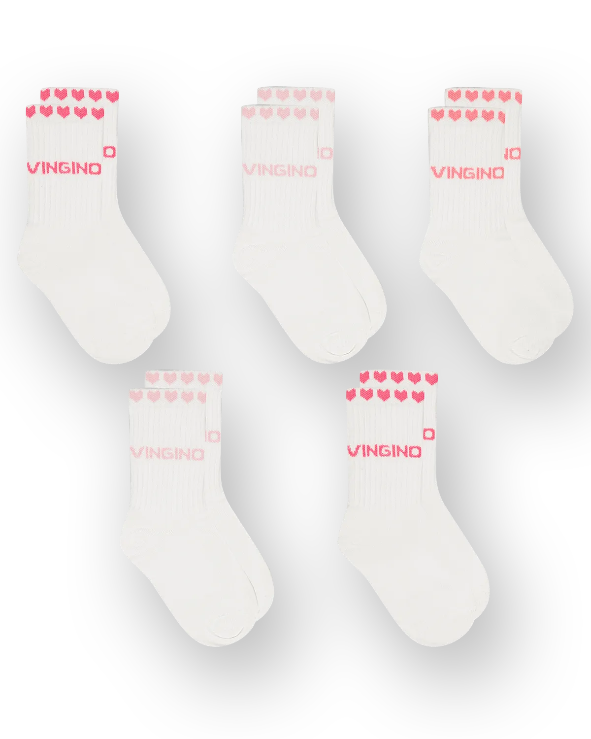 Mädchen Socks Girls-socks-5pack | Weiß