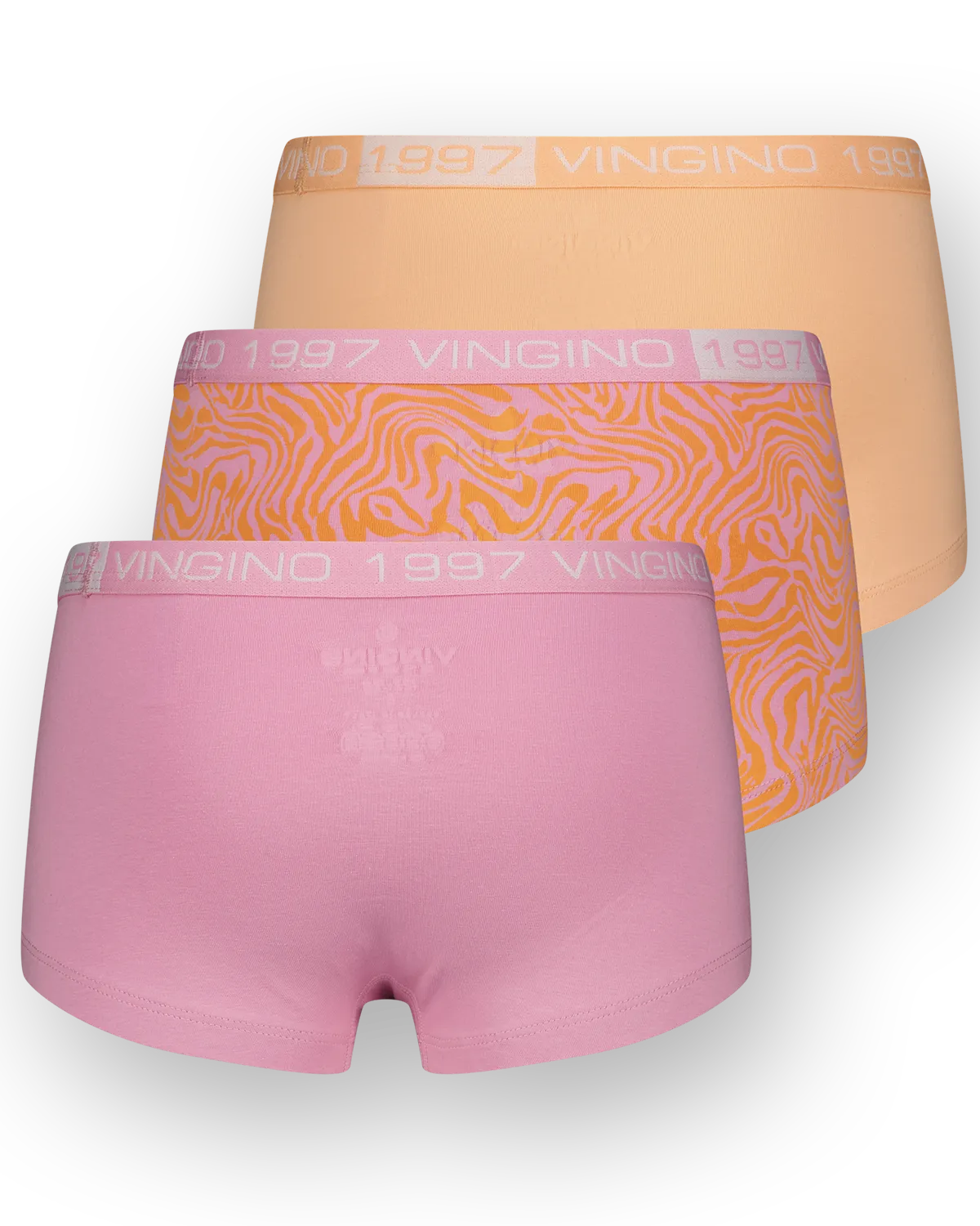 Mädchen Hipster G-SO25-2 animal 3 pack | Orange