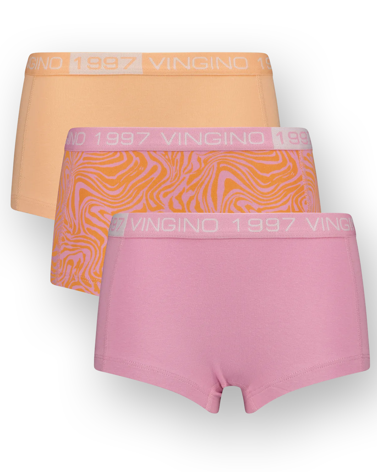Mädchen Hipster G-SO25-2 animal 3 pack | Orange