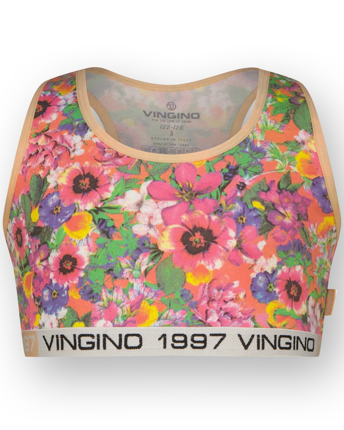 Mädchen Unterwäsche-Set G-SO25-7 flower top set | Rosa