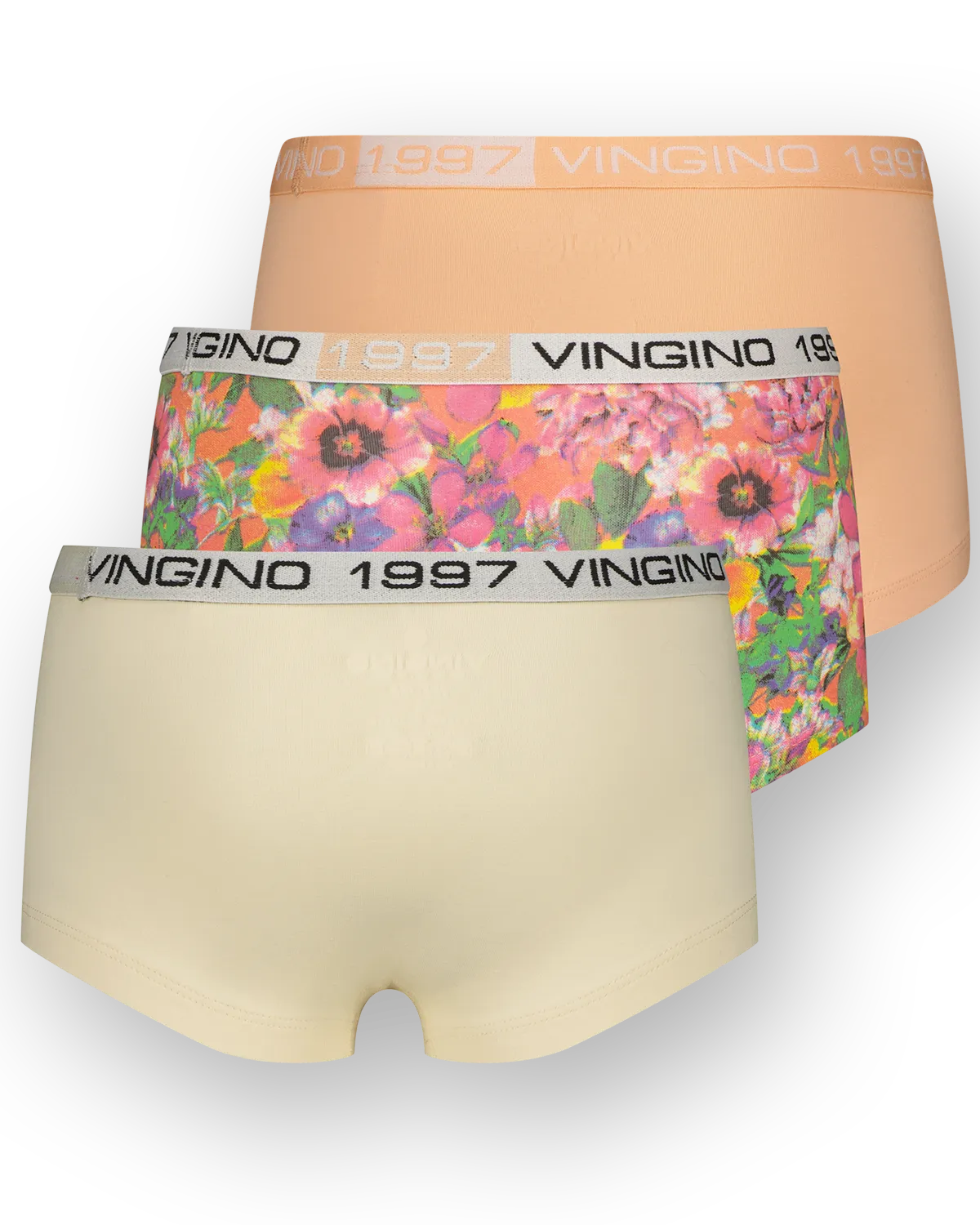Mädchen Hipster G-SO25-6 flower 3 pack | Rosa
