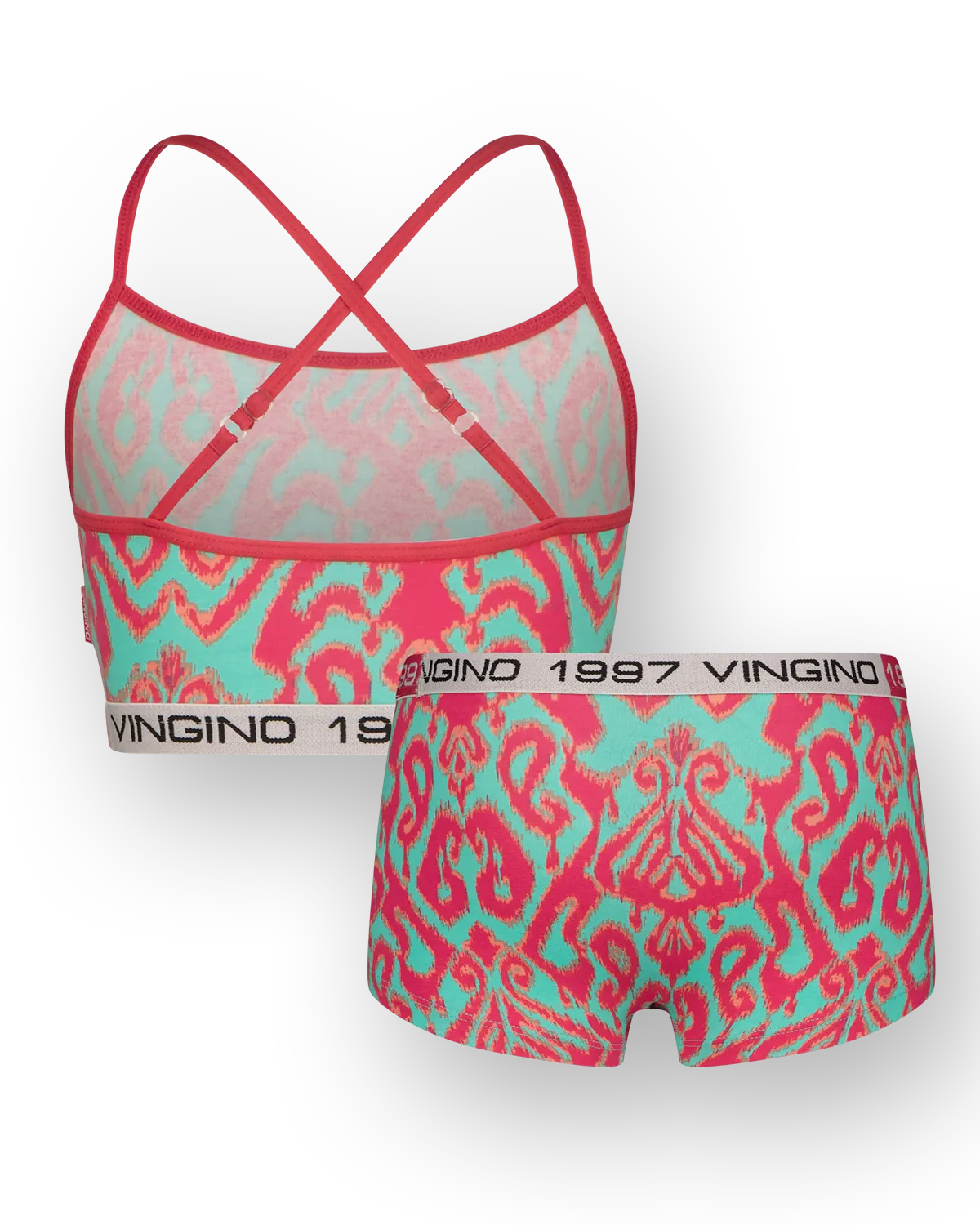 Mädchen Unterwäsche-Set G-SO25-4 print set | Rosa