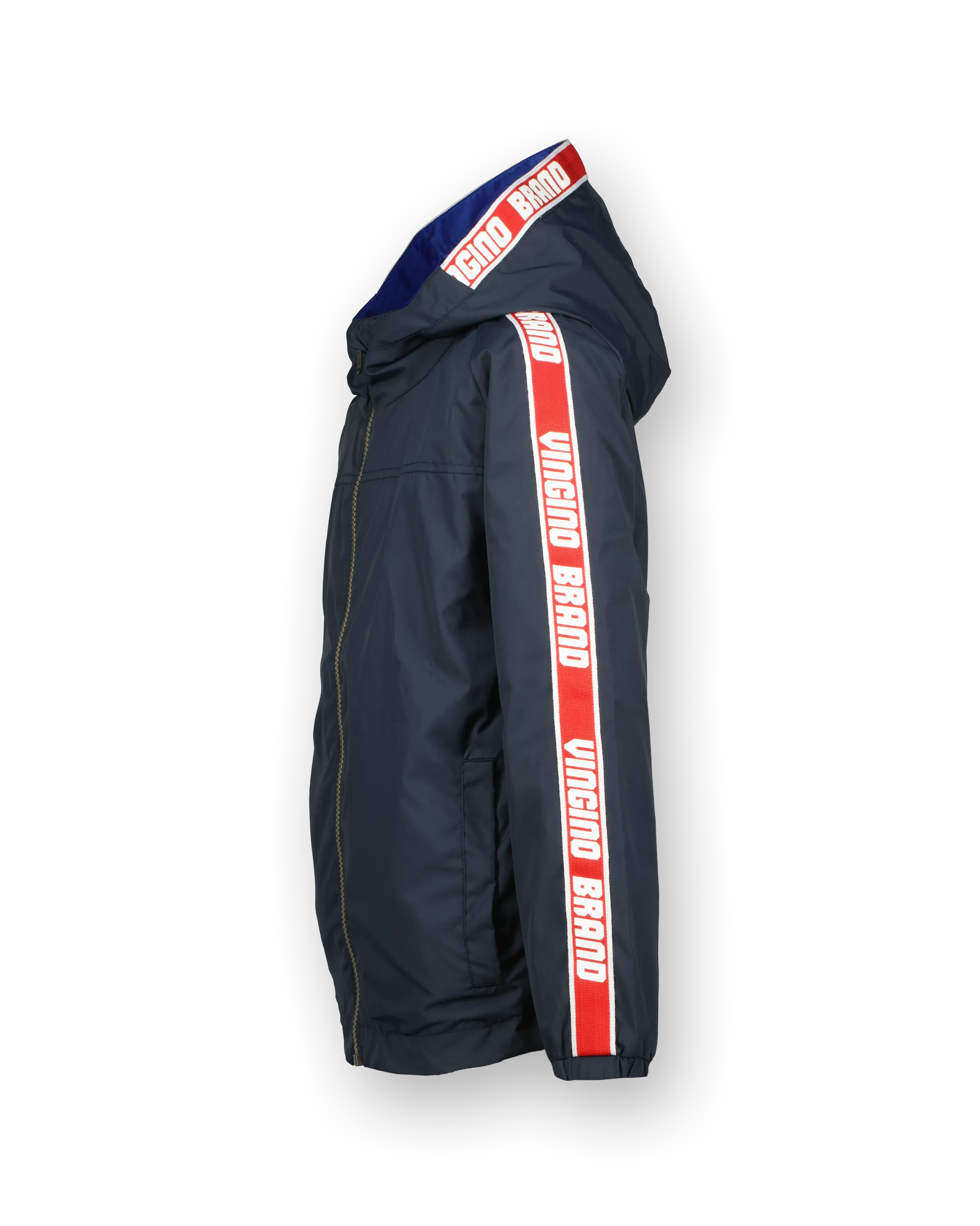 Jungen Reversible Jacke Tape | Blau