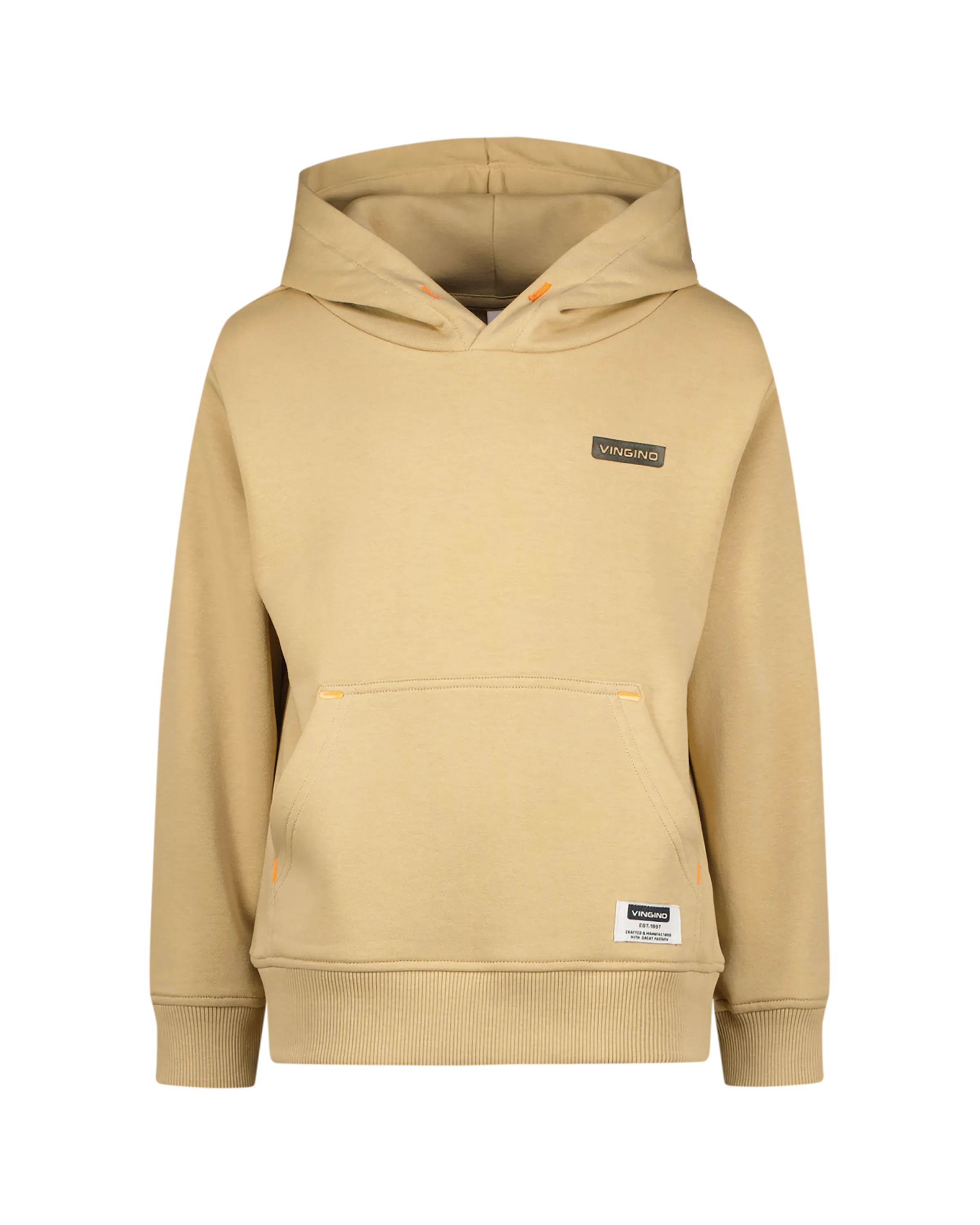 Jungen Sweatshirt Basic-Hoody | Sand