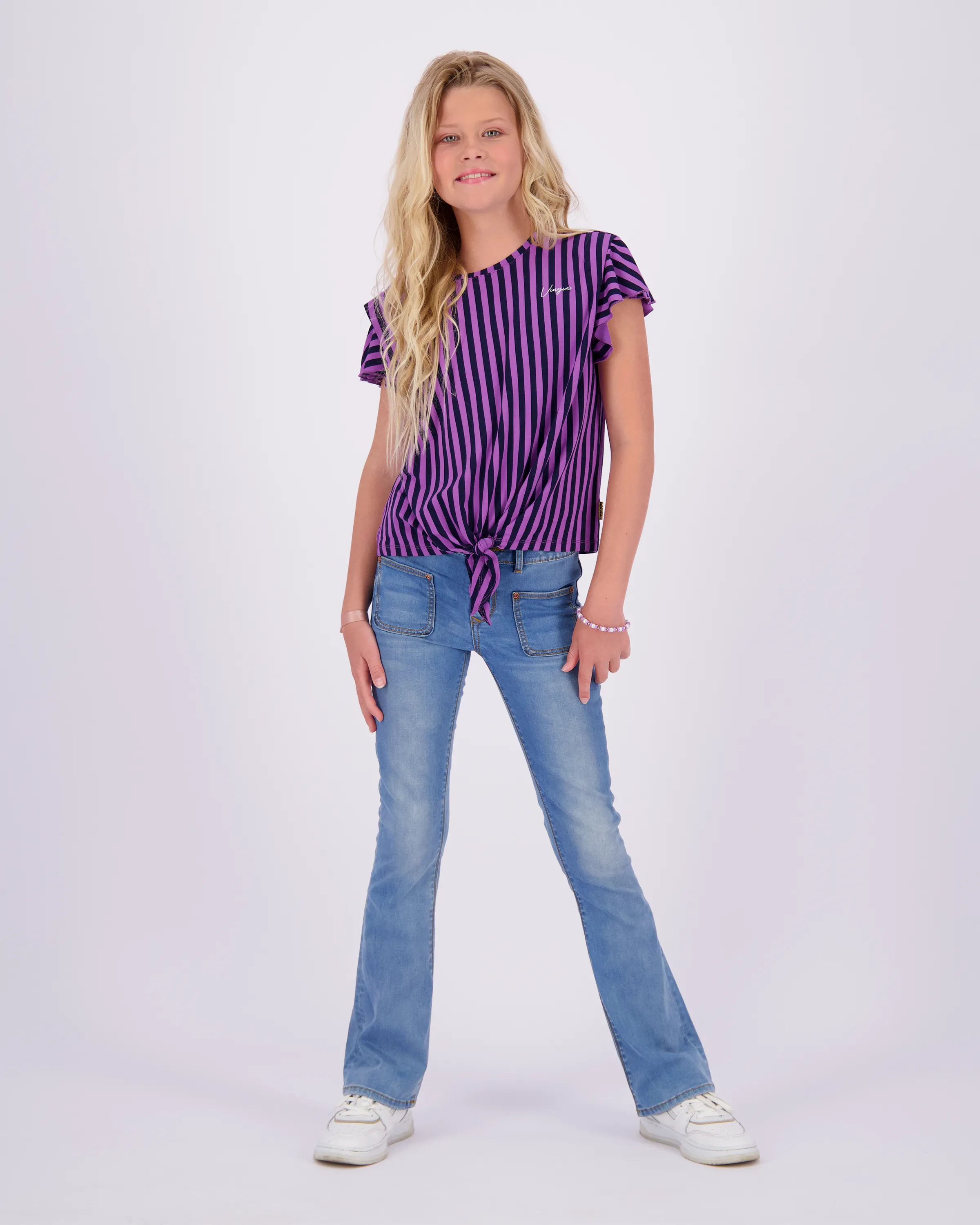 Mädchen T-shirt Henrieka | Lila
