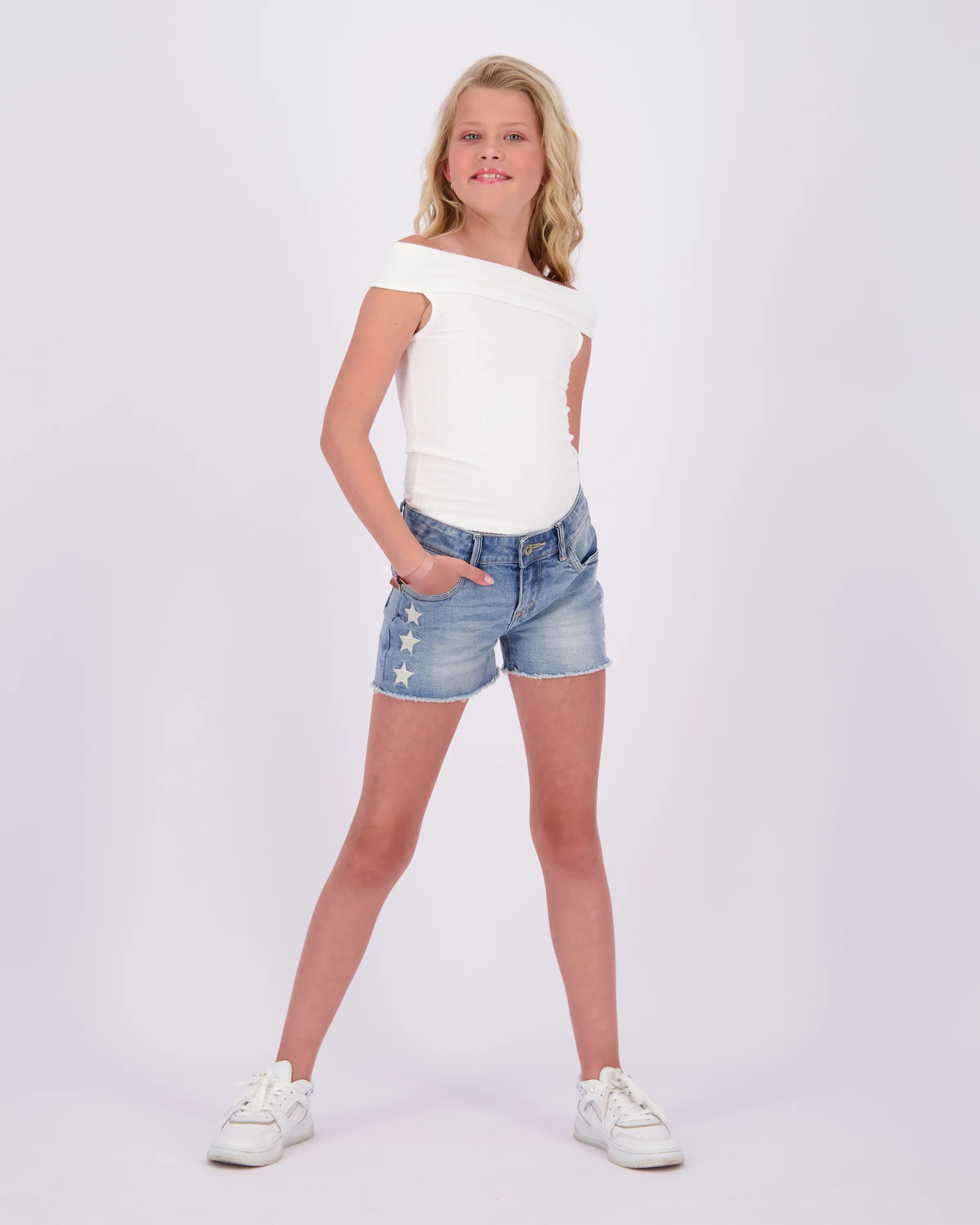Mädchen Top Ilena | Weiß