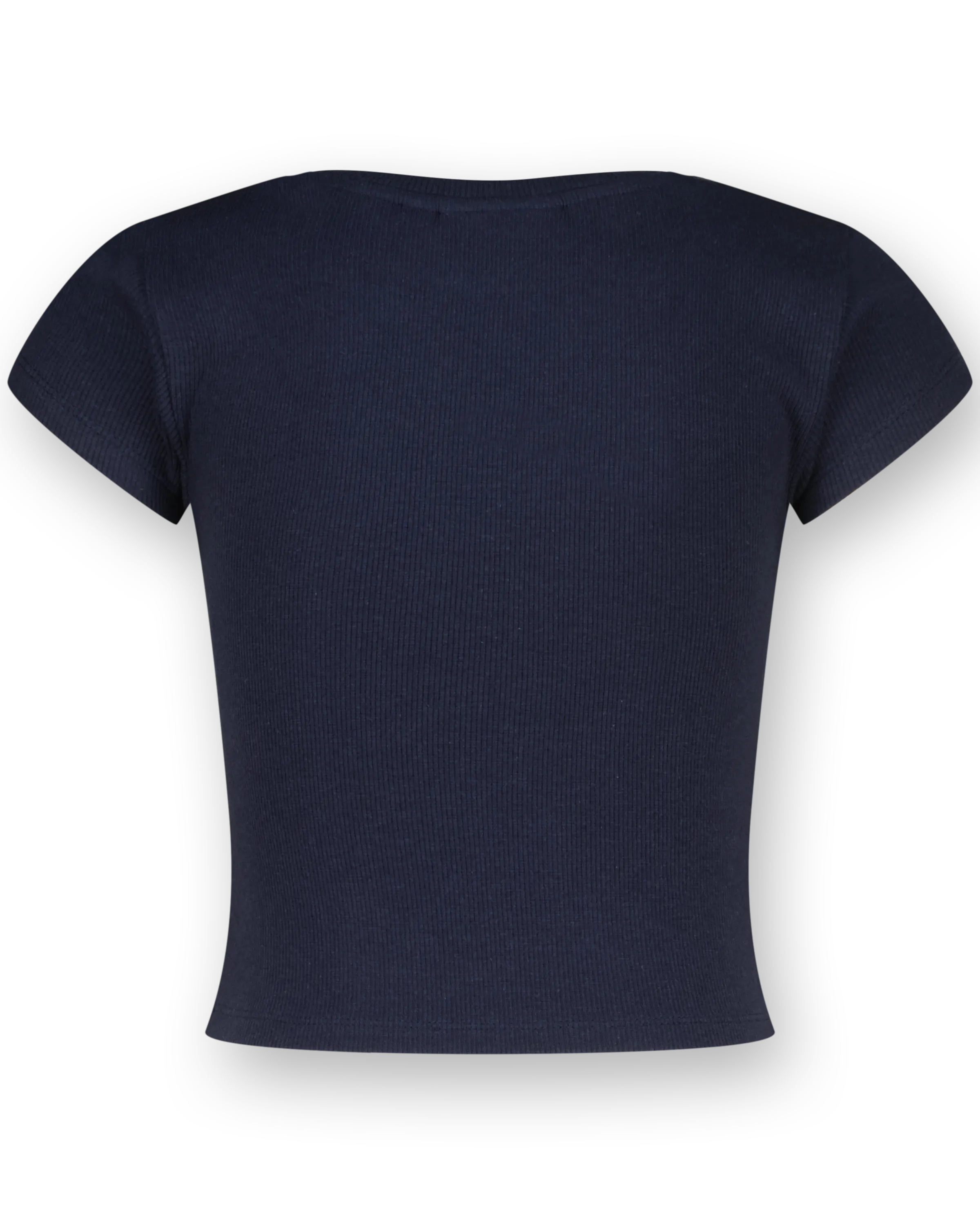 Top G-Basic-Crop Rib Tee