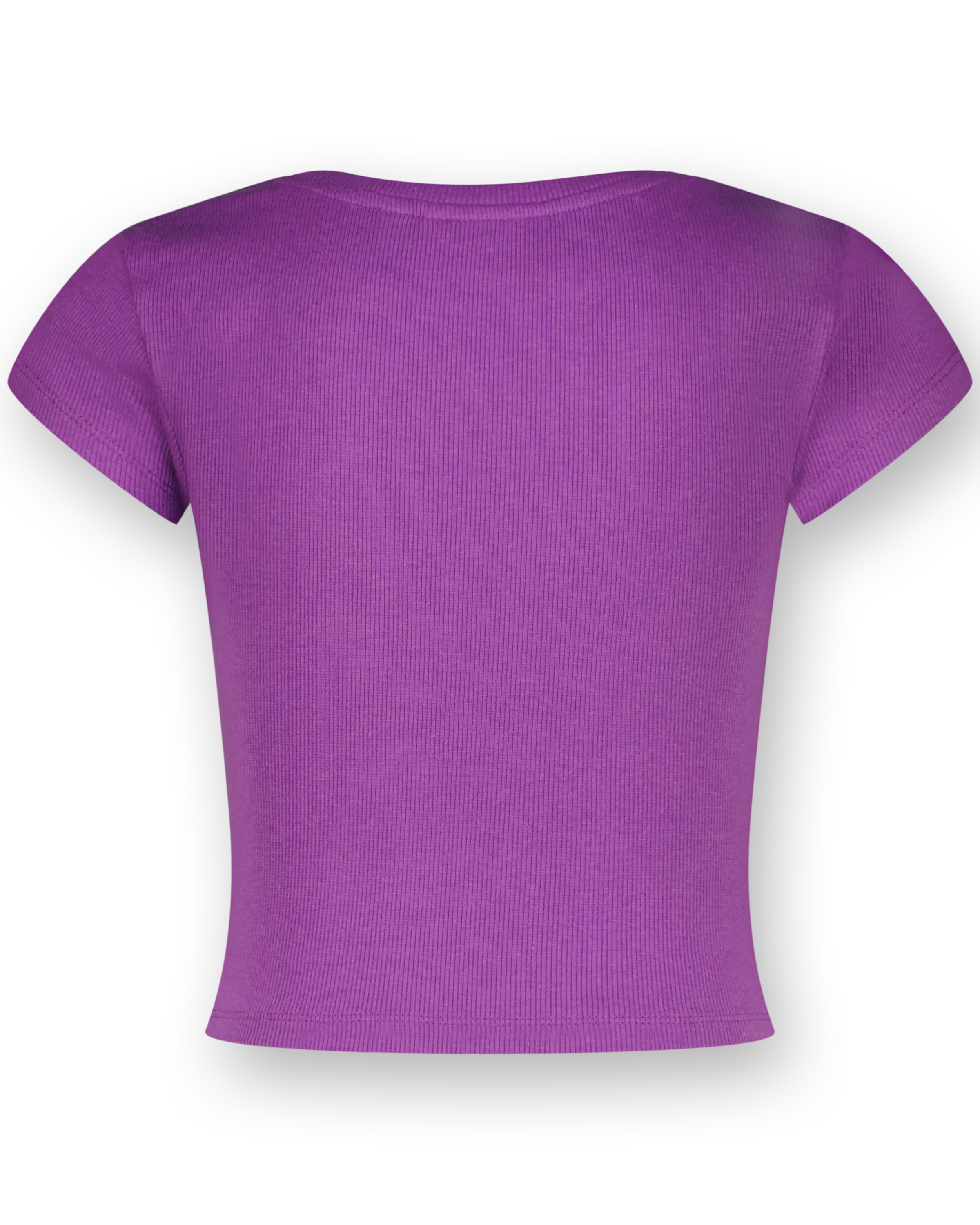 Top G-Basic-Crop Rib Tee