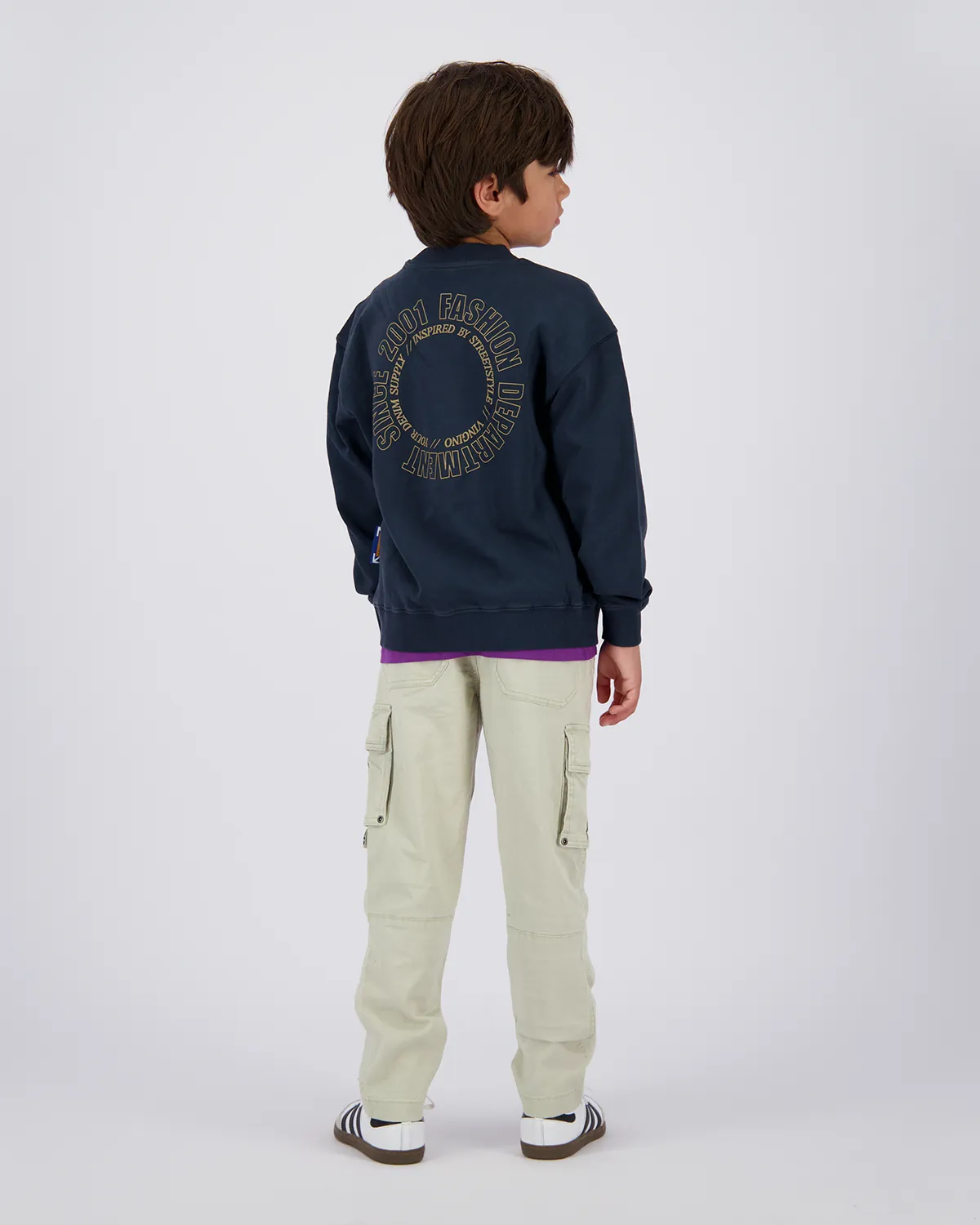 Jungen Loose Jeans Cassius | Grün