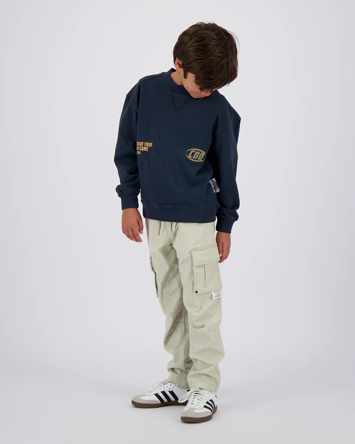 Jungen Loose Jeans Cassius | Grün
