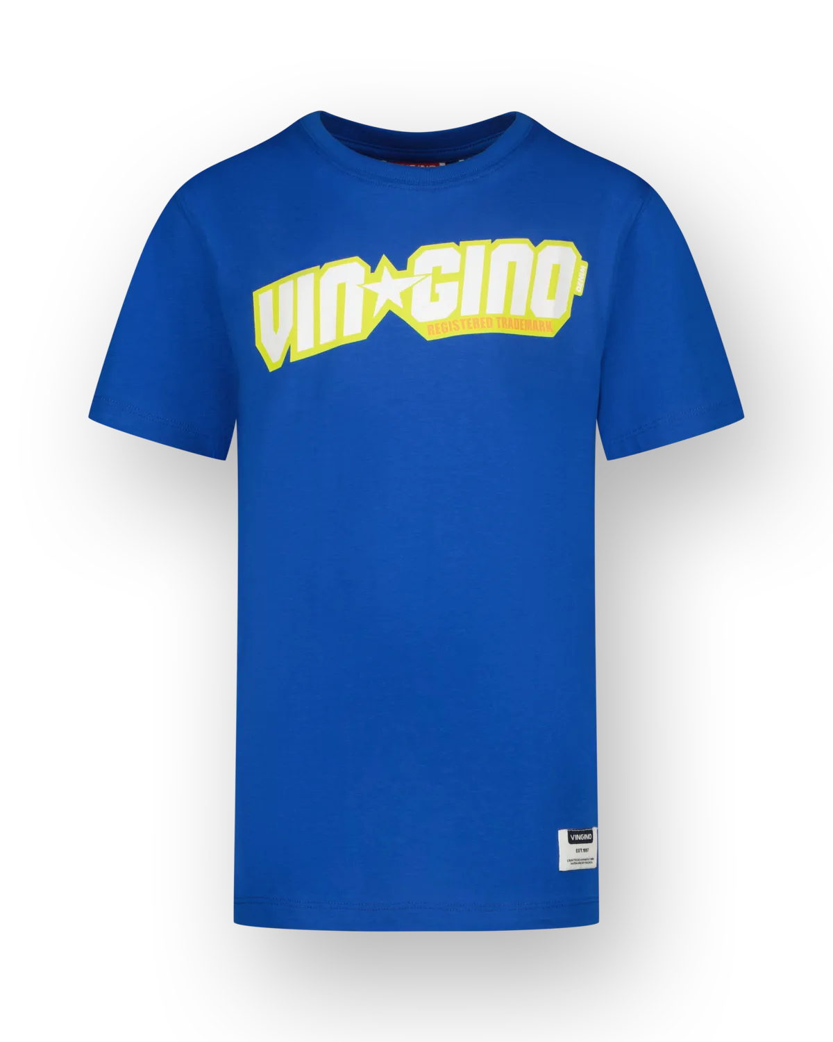 Jungen T-shirt Basic-logo | Blau