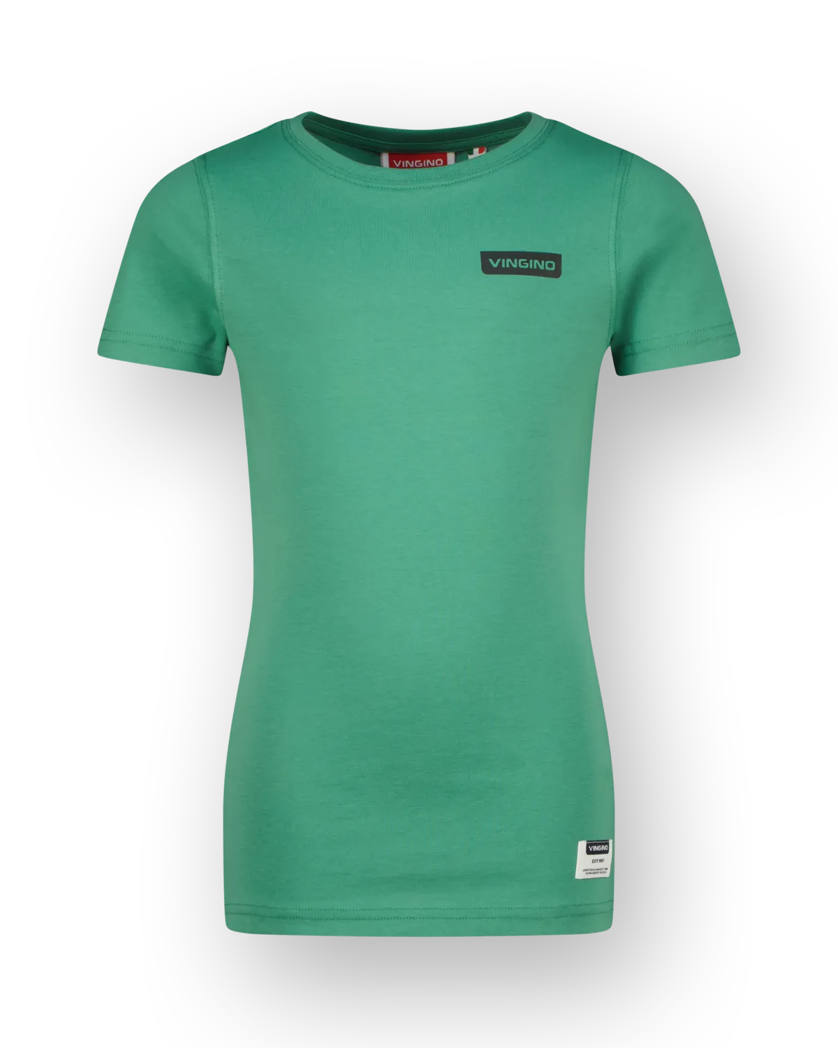 Jungen T-shirt Basic-tee | Grün