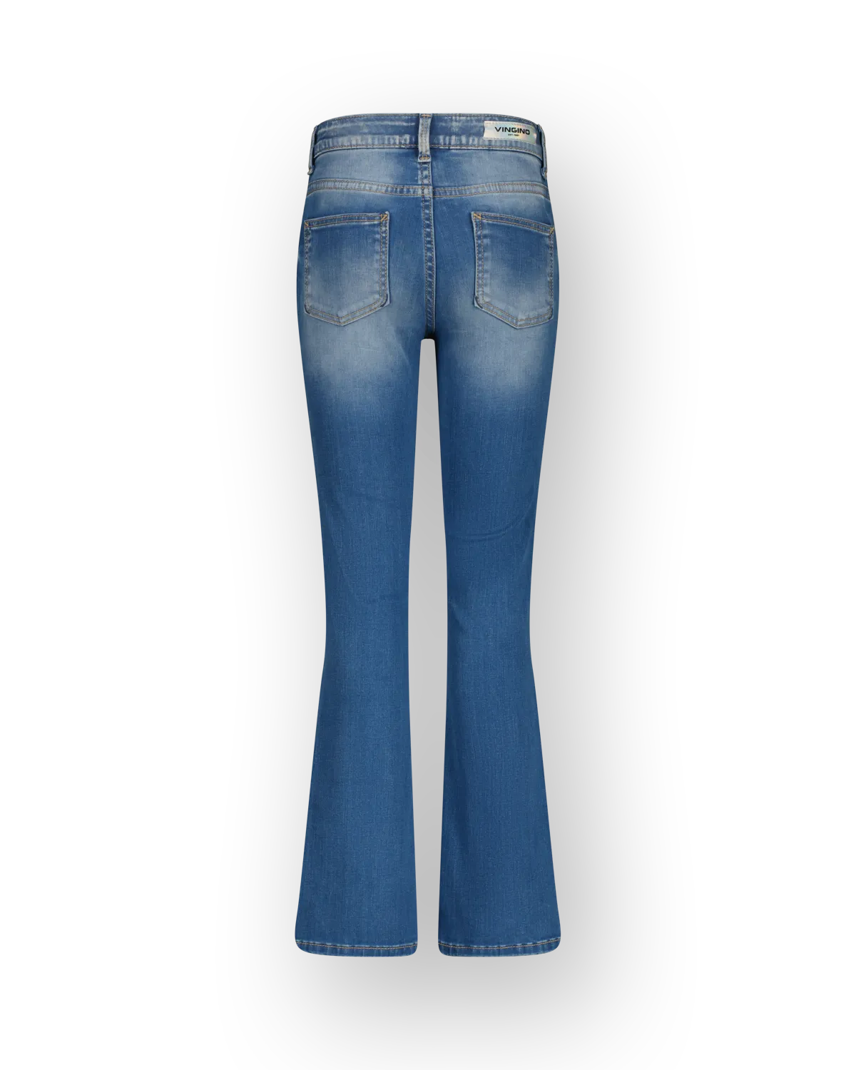 Mädchen Flare Jeans Britte Split | Blau