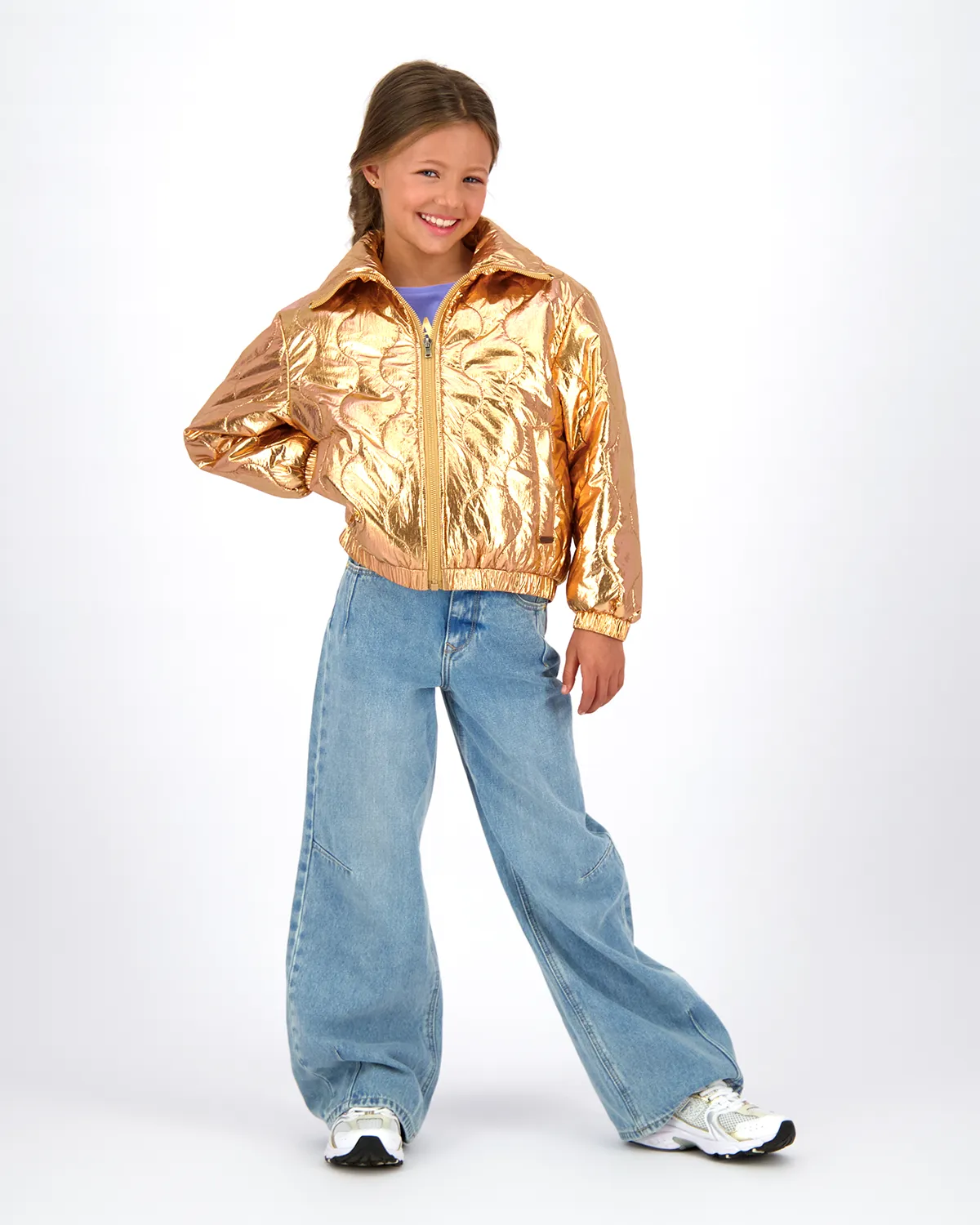 Mädchen Jacke Tanne | Gold