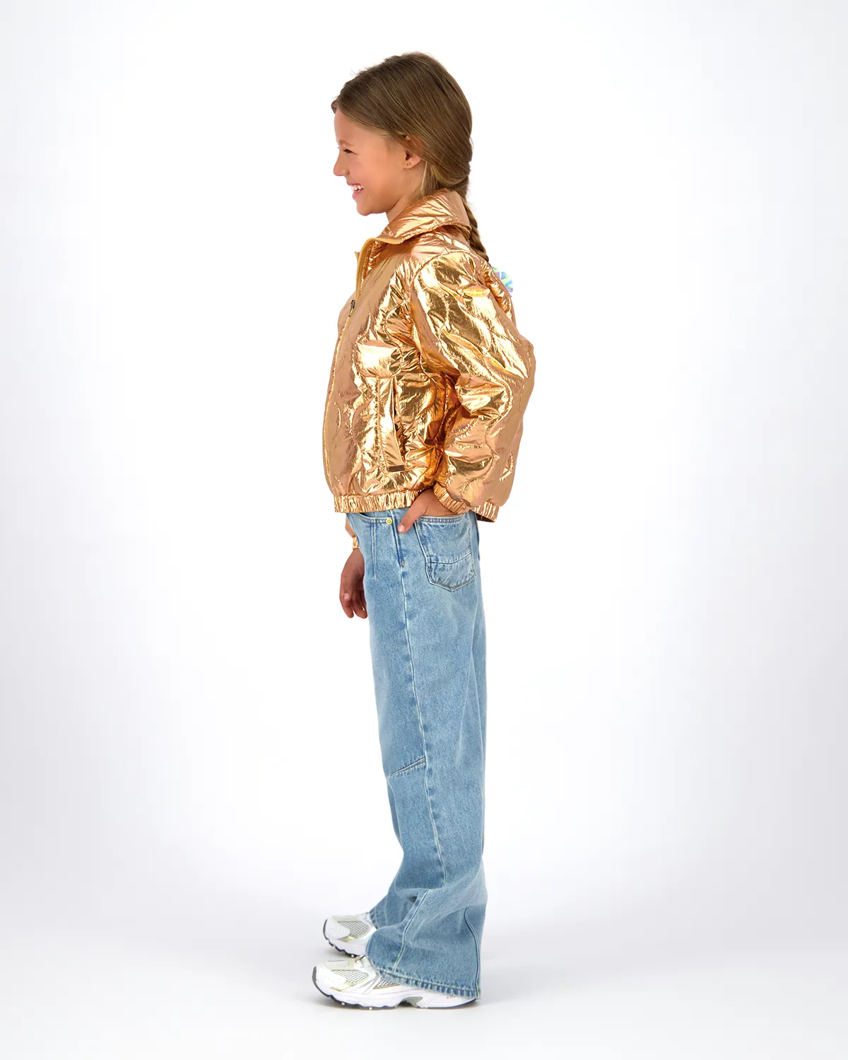 Mädchen Jacke Tanne | Gold