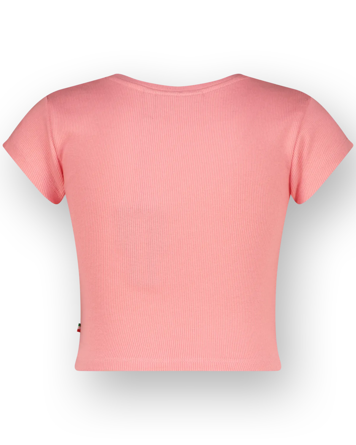 T-shirt Basic-Crop Rib Tee
