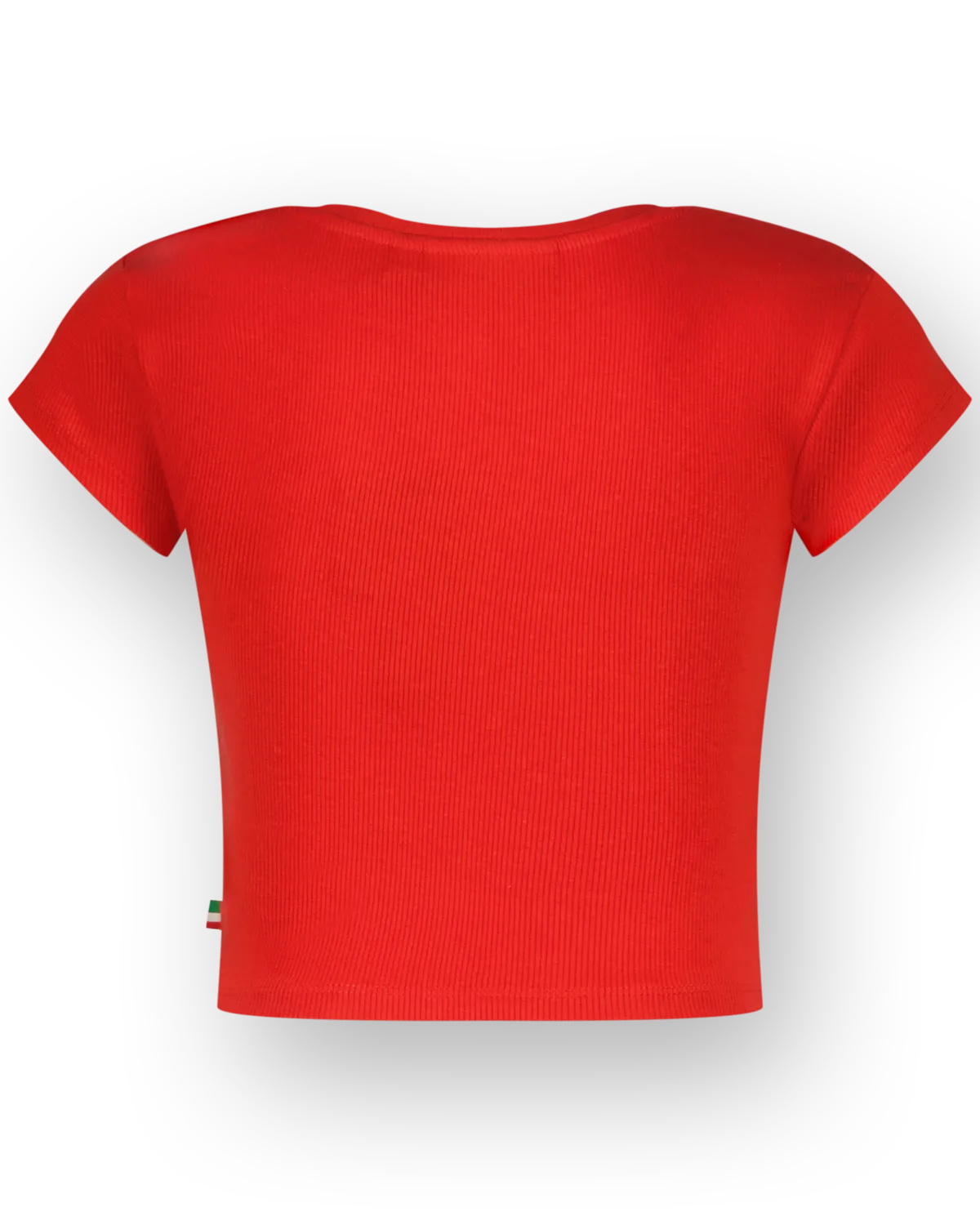 T-shirt Basic-Crop Rib Tee