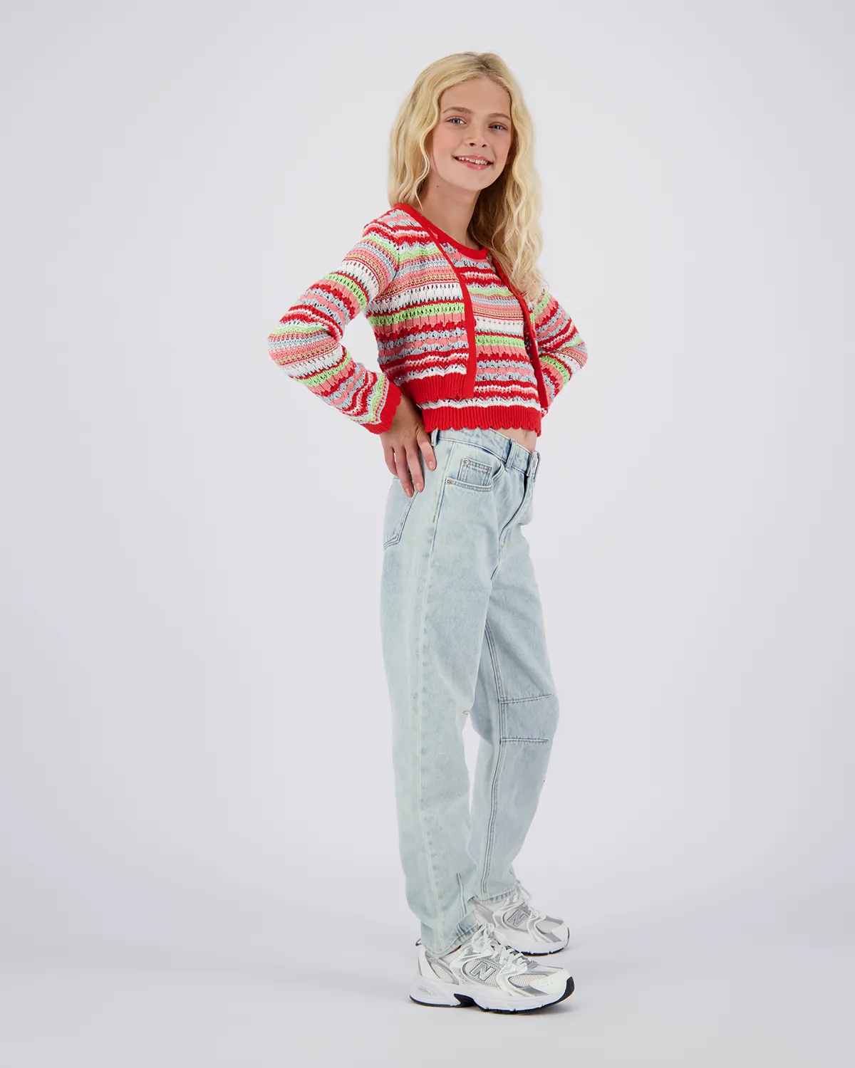 Mädchen Sweatjacke Mozie | Rot