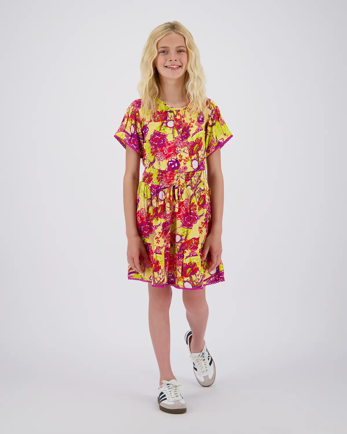 Mädchen Kleid Pauly | Gelb