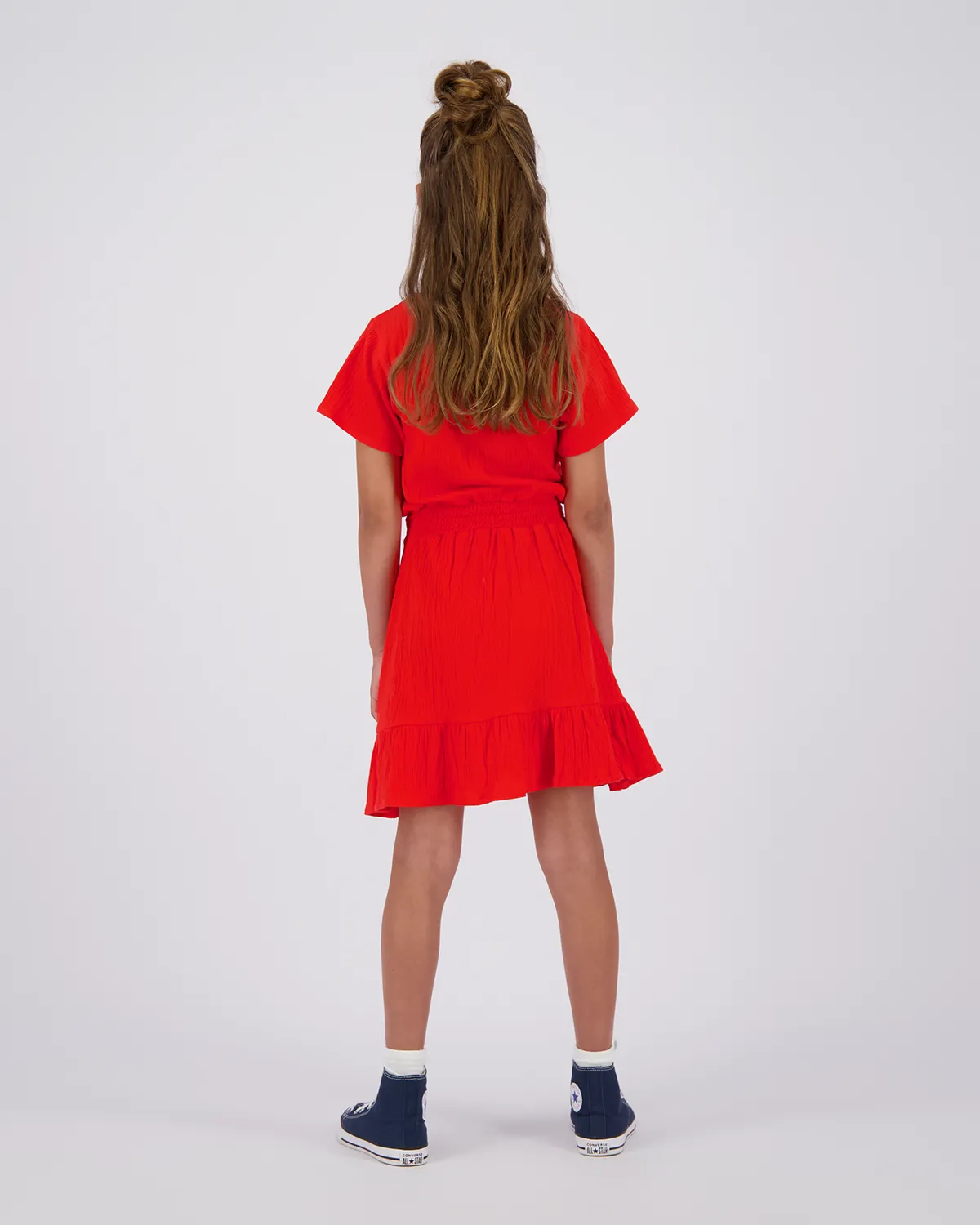 Mädchen Kleid Pommelien | Rot