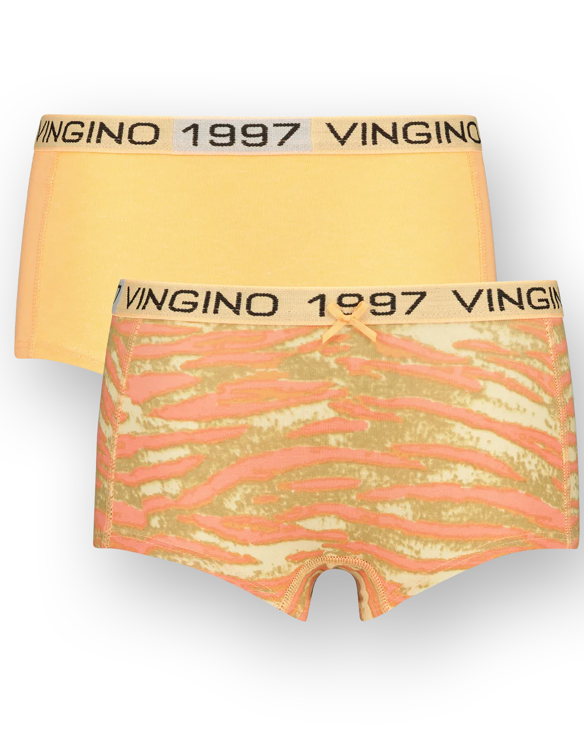 Mädchen Unterwäsche Zebra 2Pack | Orange