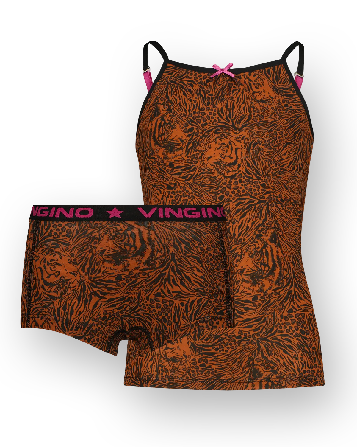 Mädchen Unterwäsche G234 Animal Set | Schwarz
