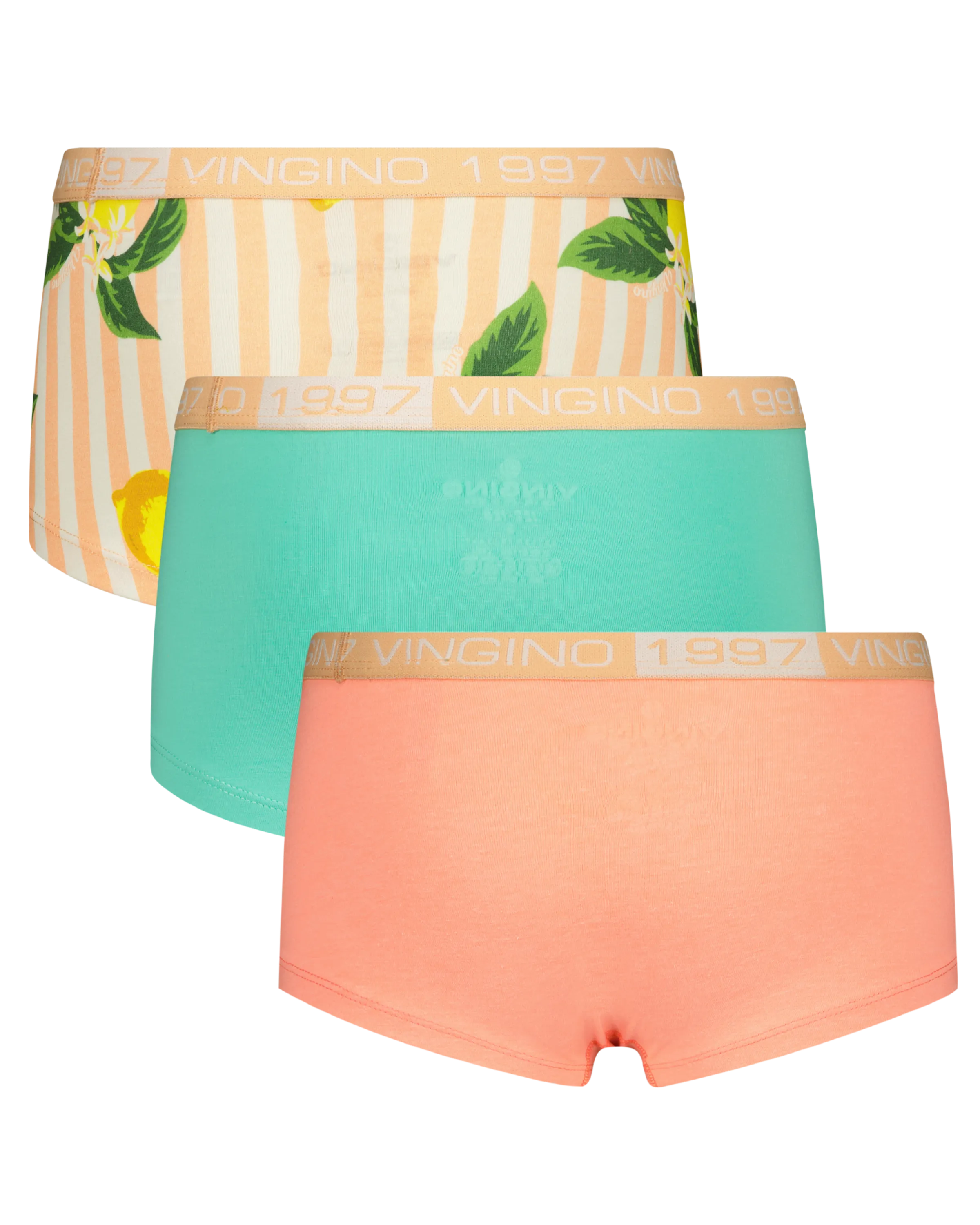 Mädchen Hipster G-241-14 Lemons 3 Pack | Rosa