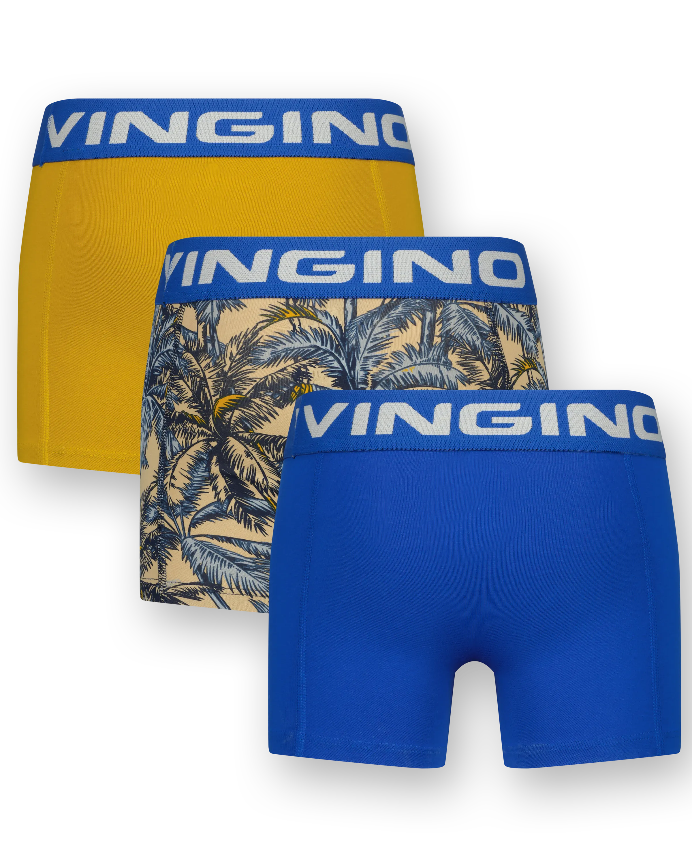Boxer B-242-1 Palm Blue 3 Pack