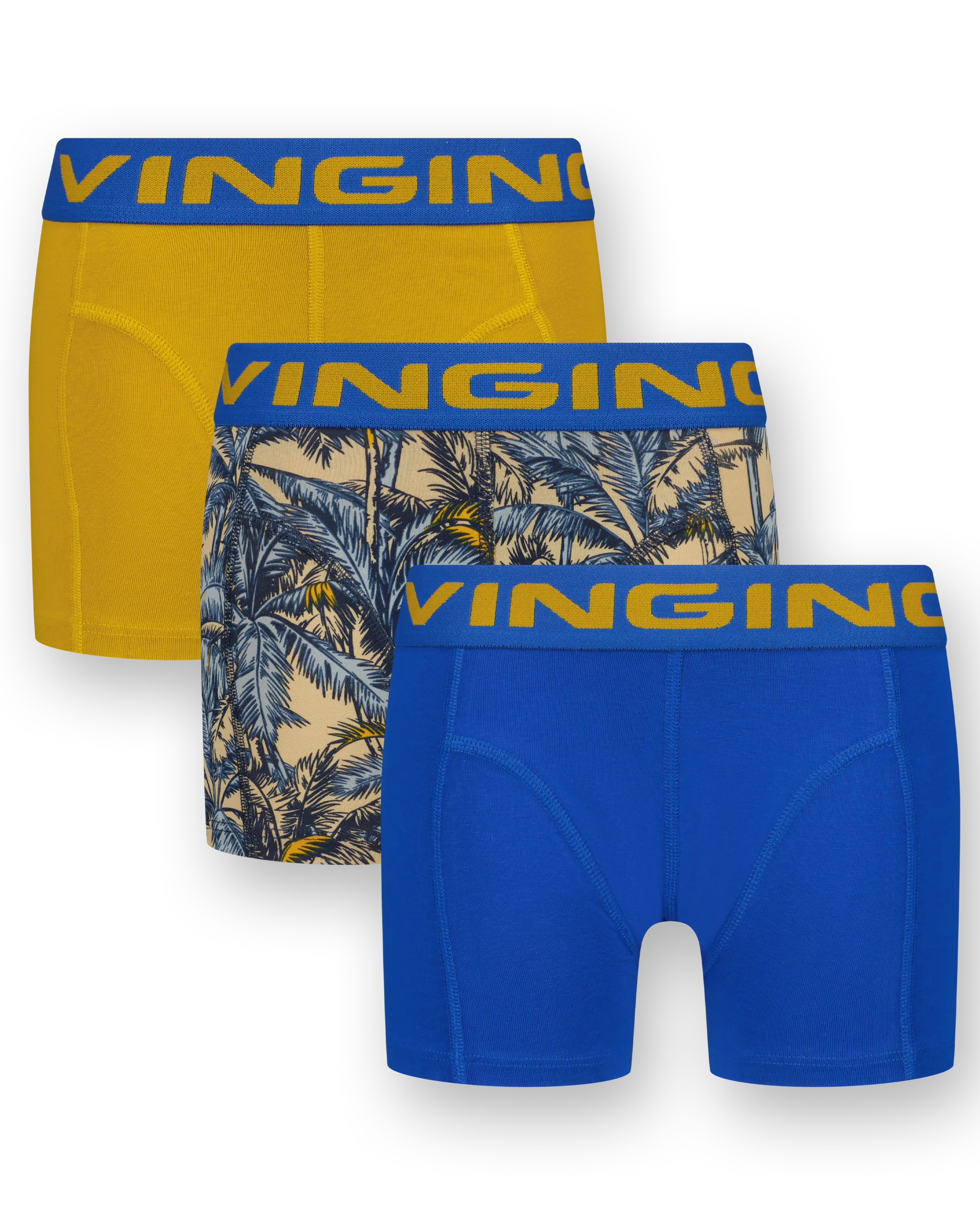Boxer B-242-1 Palm Blue 3 Pack