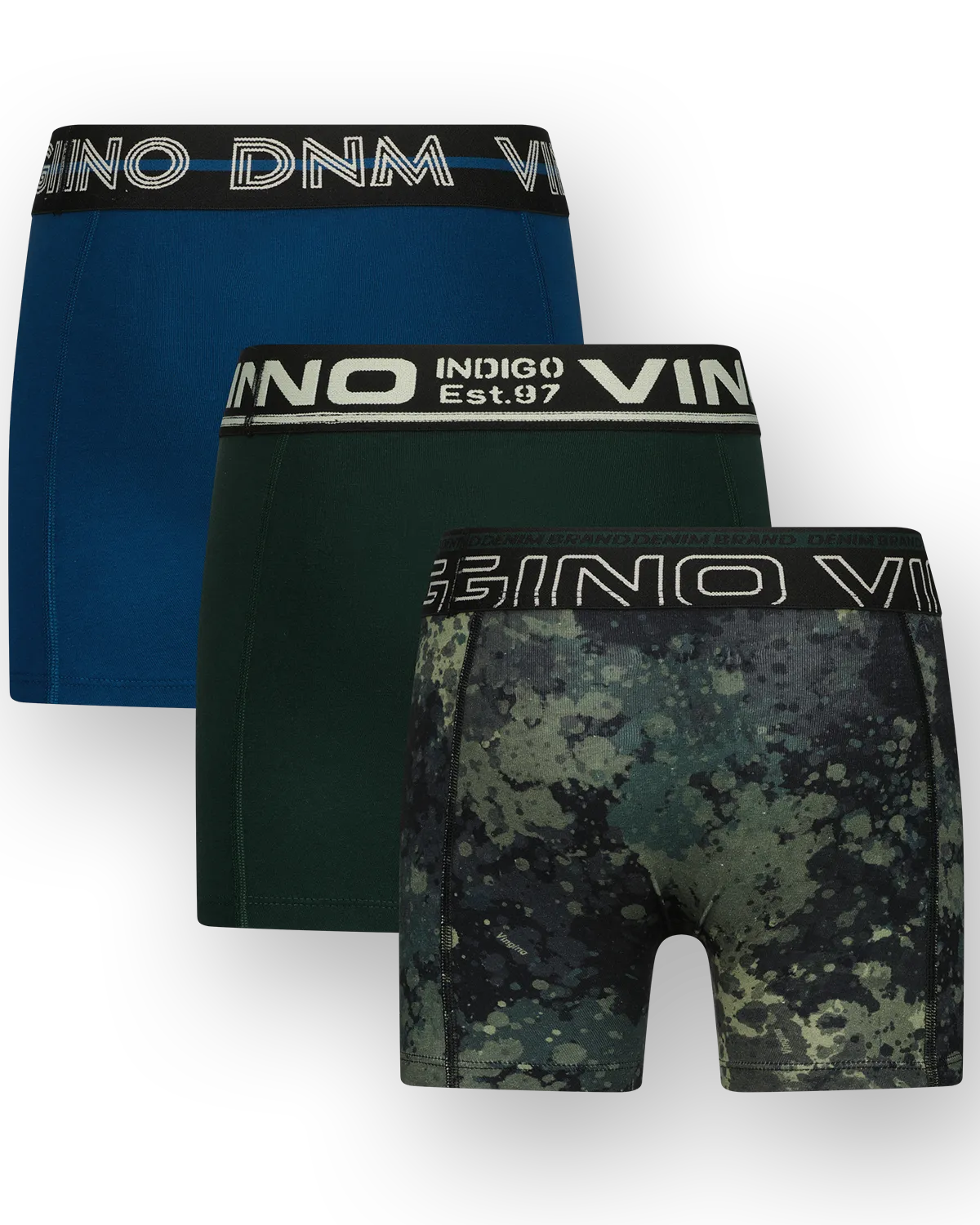 Jungen Boxershorts B-244 Woods 3-pack | Schwarz