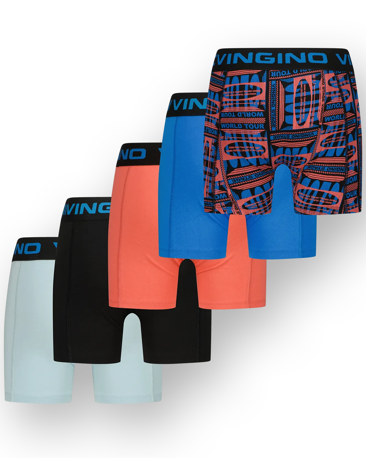 Jungen Boxer Cool 5-pack | Blau