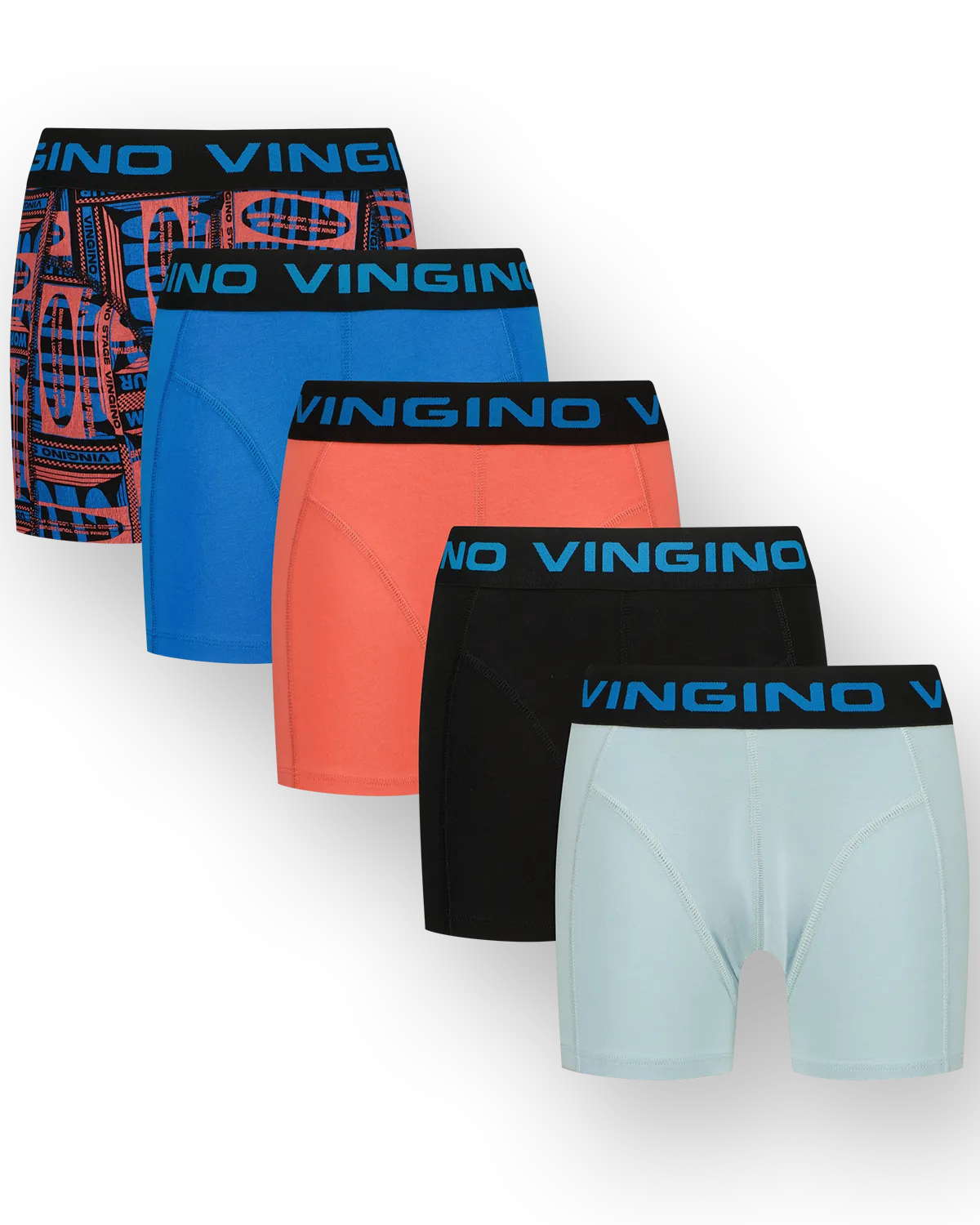 Jungen Boxer Cool 5-pack | Blau