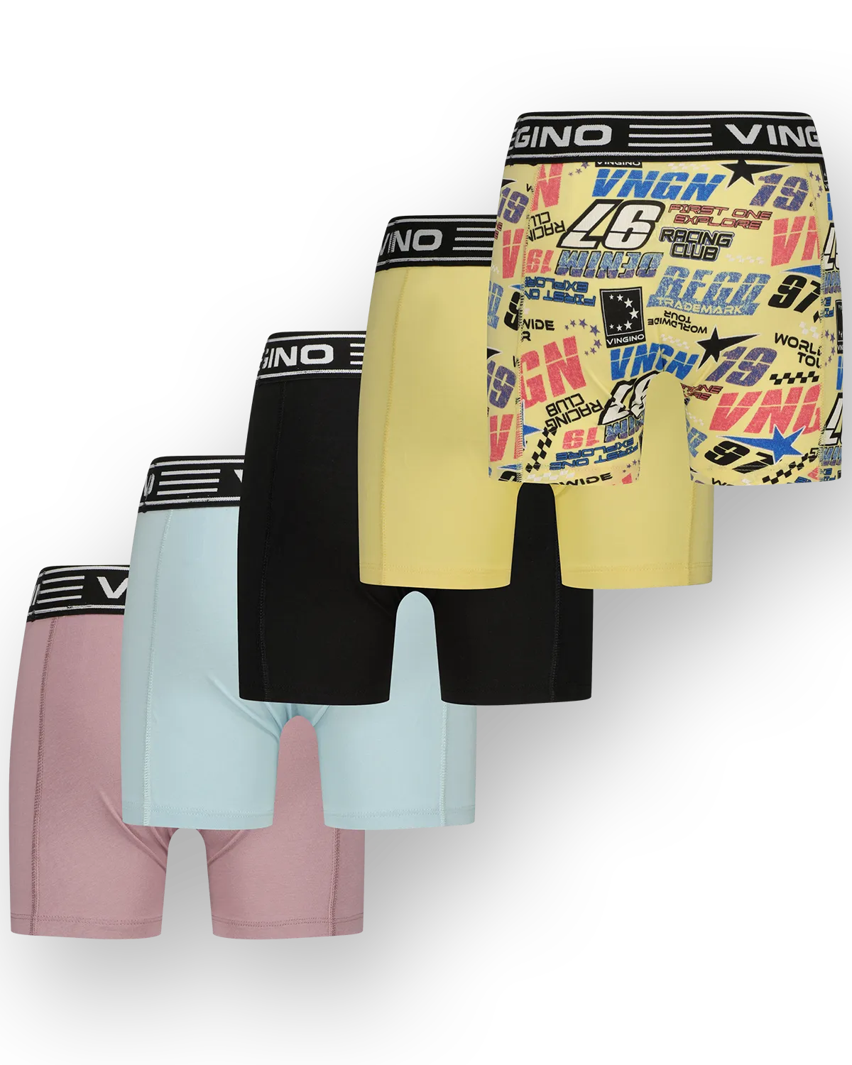 Jungen Boxer Street Racer 5-pack | Schwarz