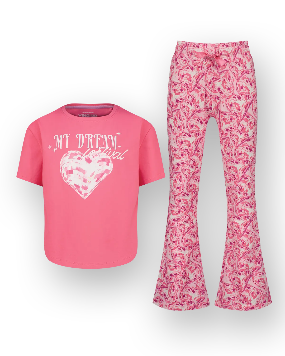 Mädchen Pyjama Wandy | Rosa