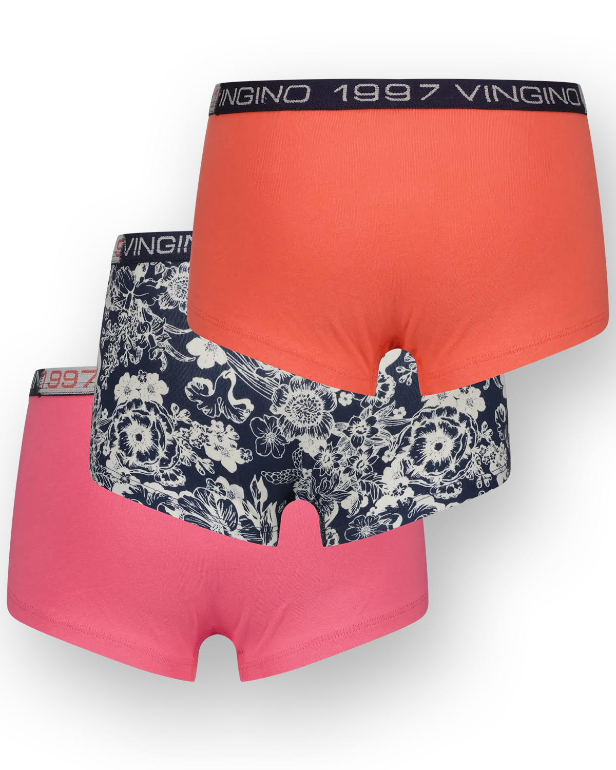 Mädchen Hipster lace flower 3-pack | Blau
