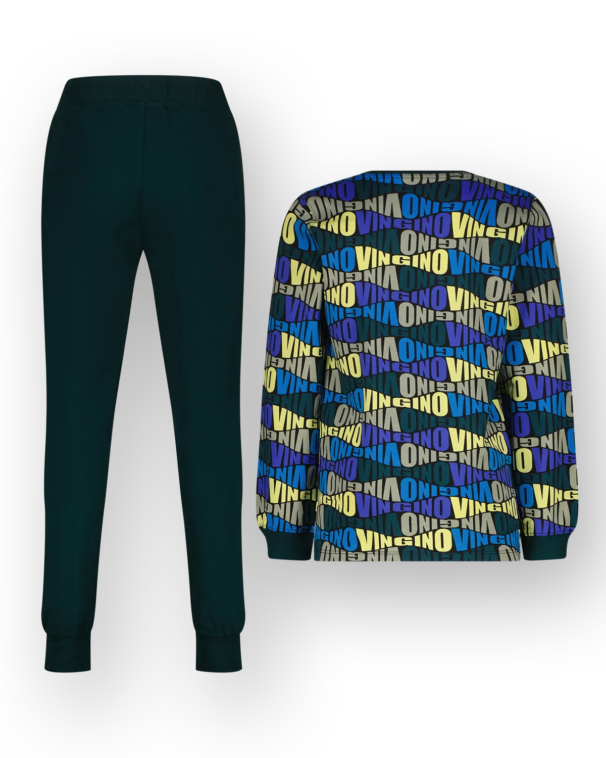 Jungen Pyjama Wibo | Grün