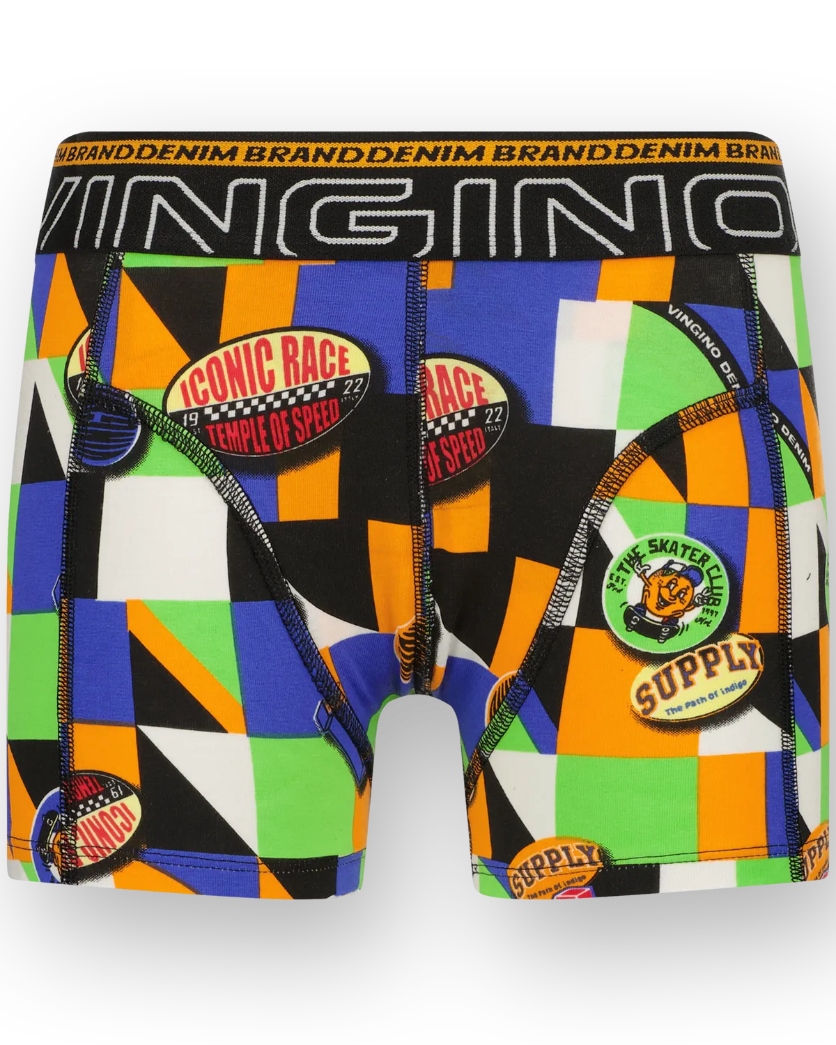 Jungen Boxer Graphic badge 3-pack | Schwarz