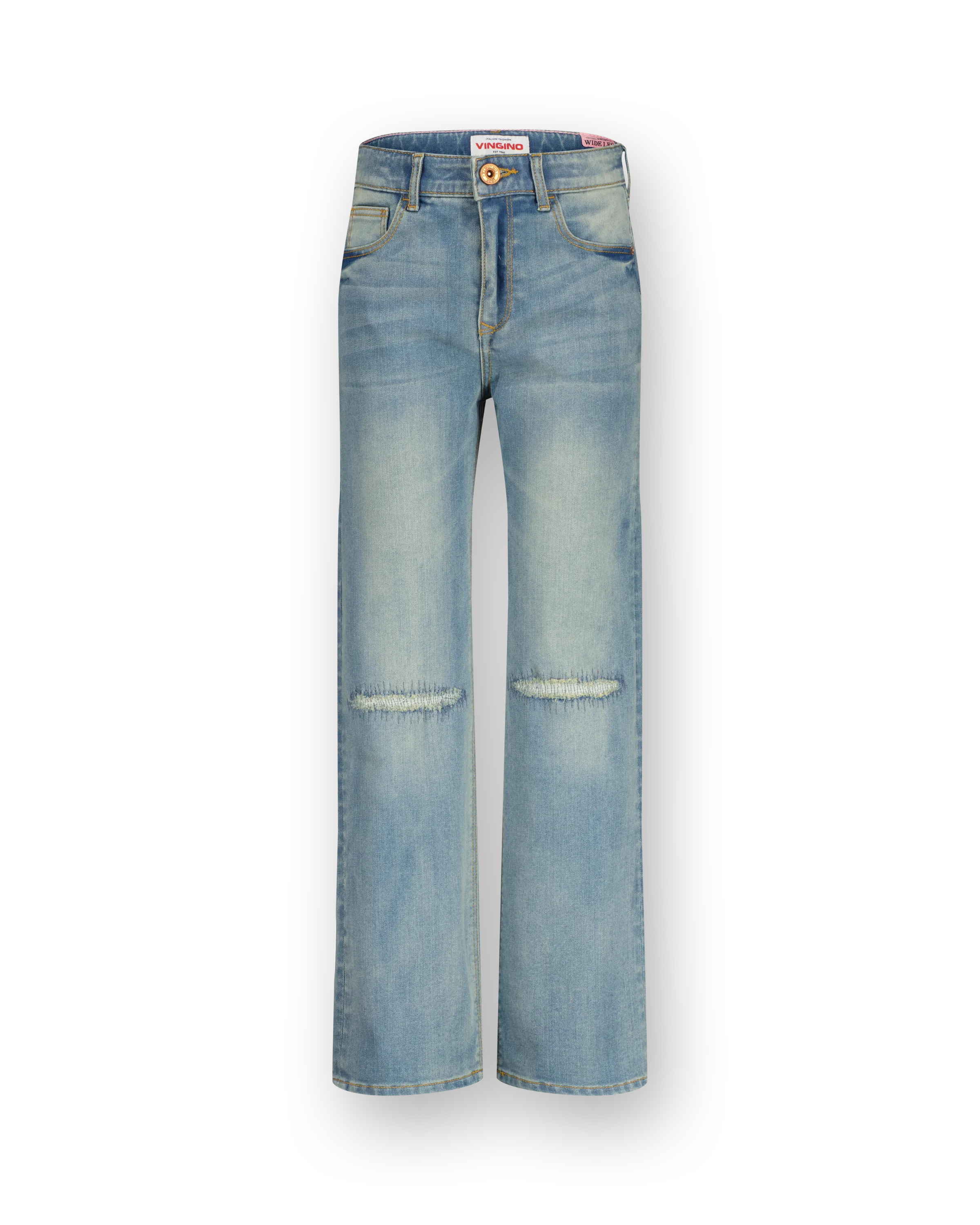 Mädchen Wide Leg Jeans Coco | Blau