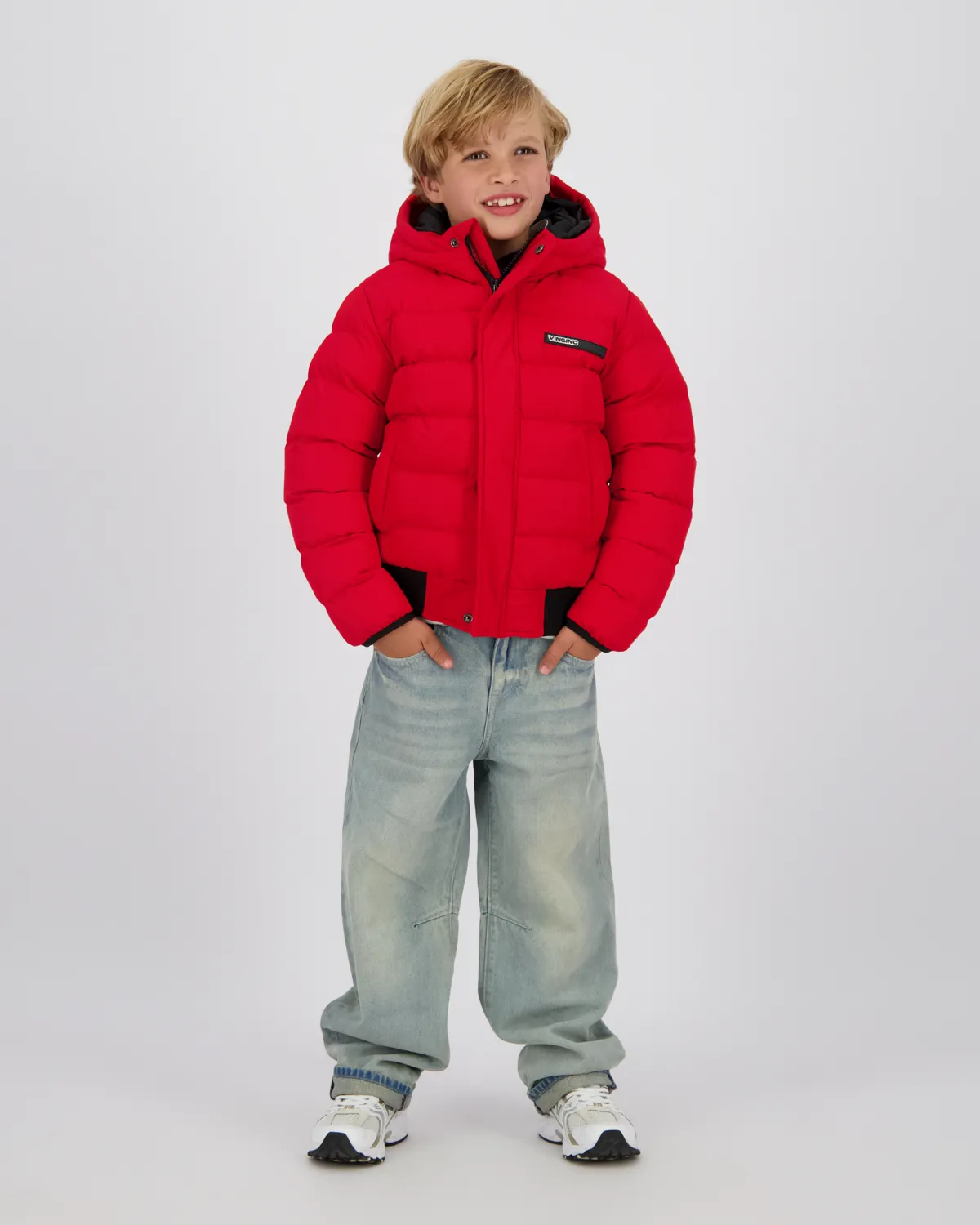 Jungen Hooded Jacke Tafreo | Rot