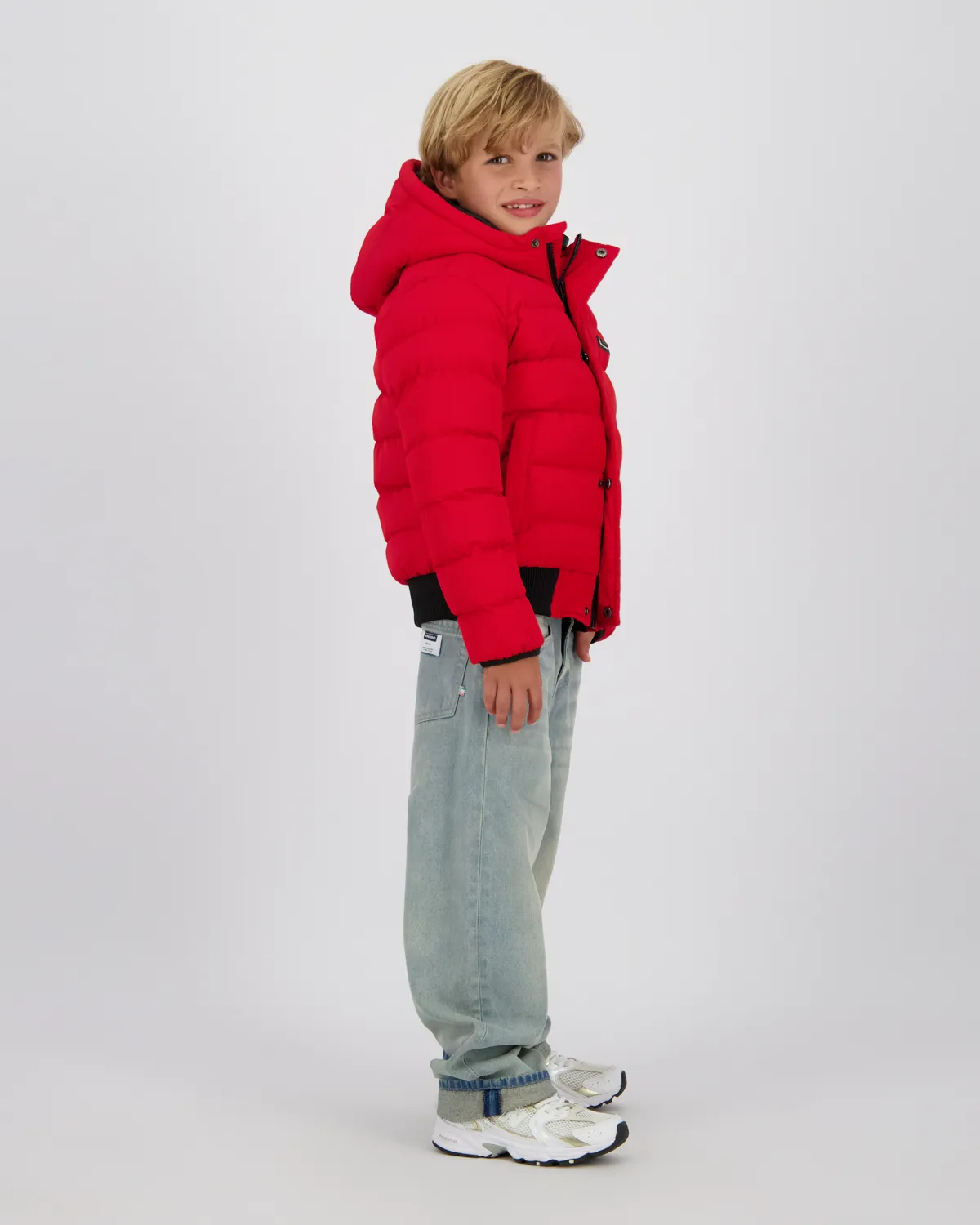 Jungen Hooded Jacke Tafreo | Rot