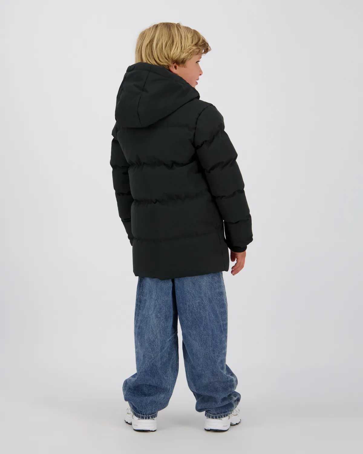 Jungen Langer Jacke Tanop | Schwarz