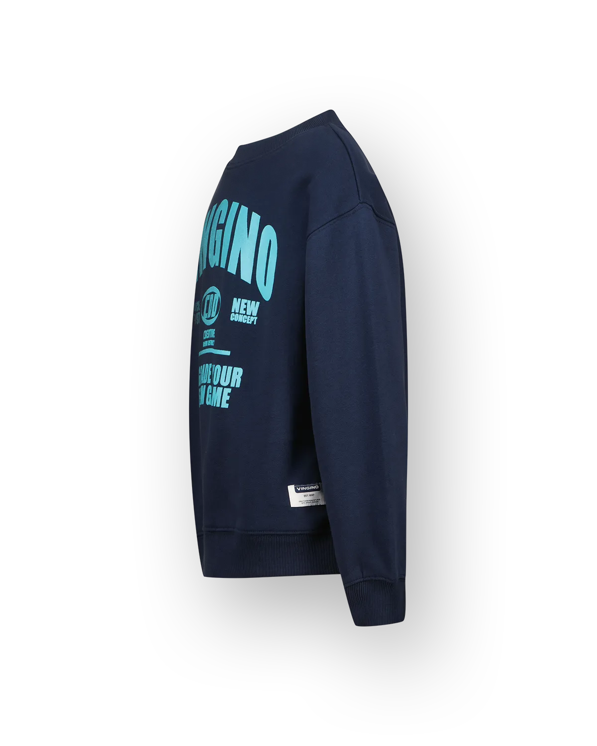 Jungen Boxy Sweatshirt Nail | Blau