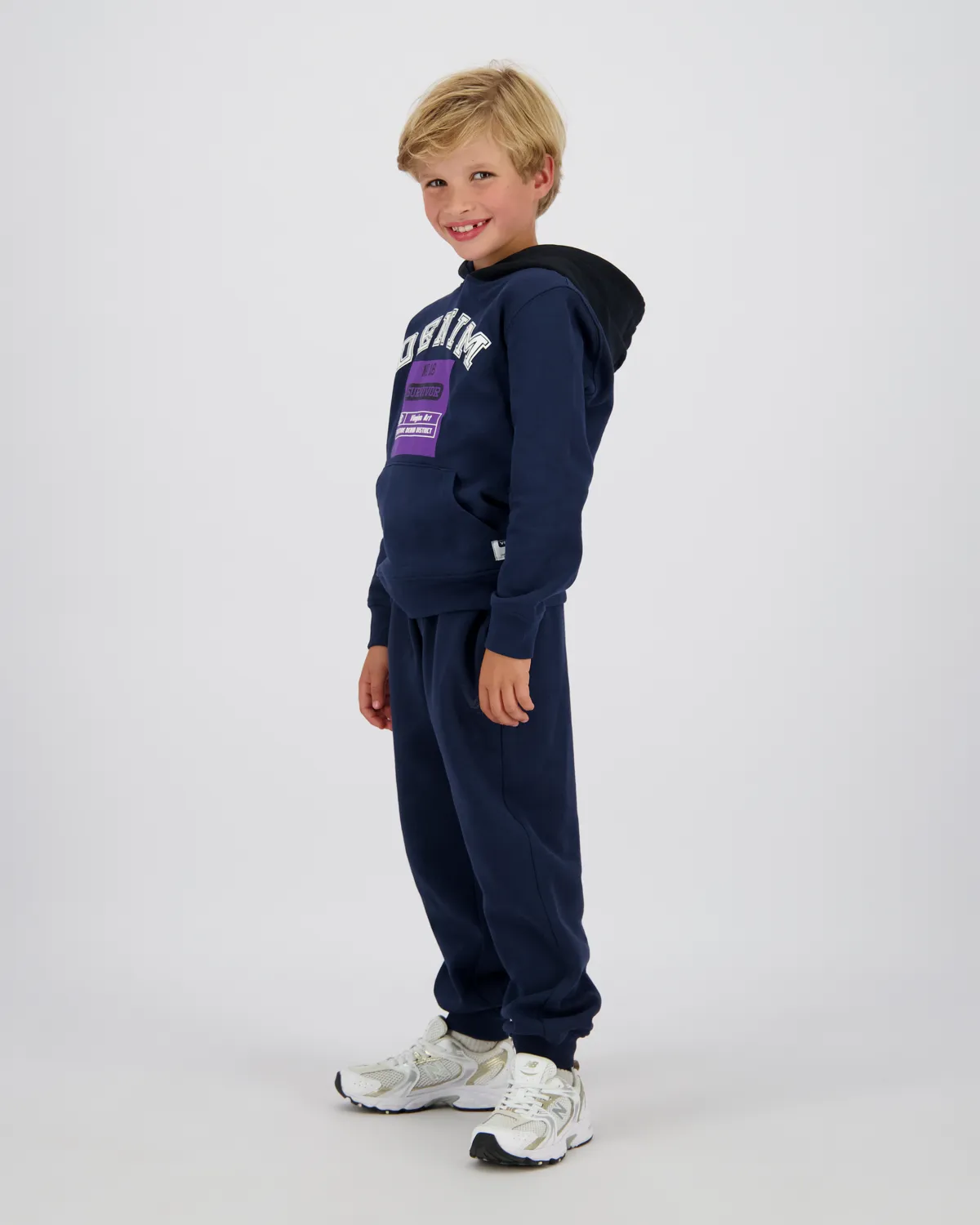 Jungen Boxy Sweatshirt Nolan | Blau