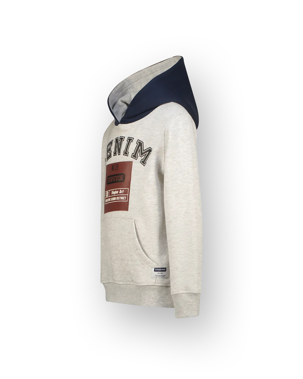 Jungen Boxy Sweatshirt Nolan | Grau