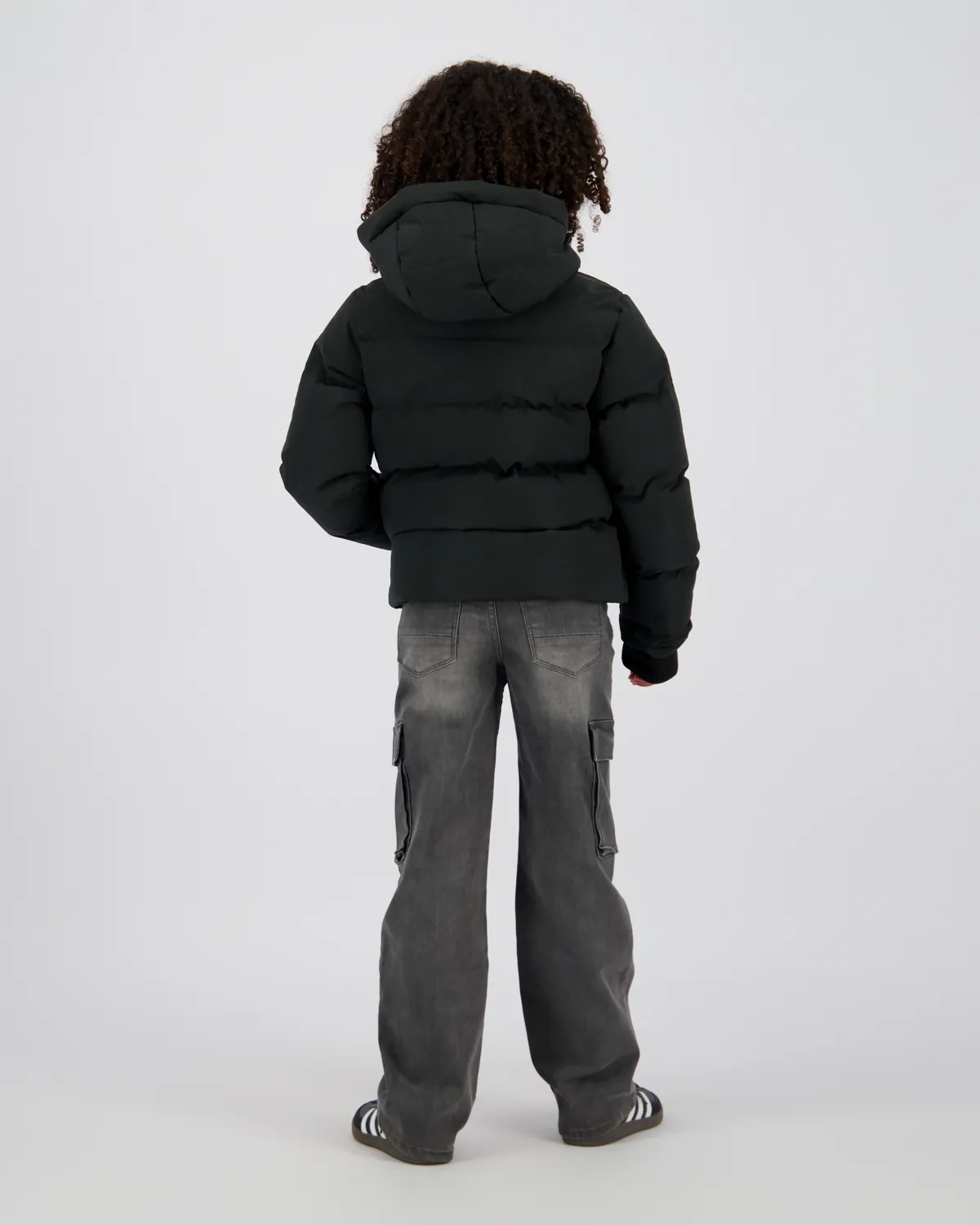 Mädchen Hooded Jacke Tezia | Schwarz