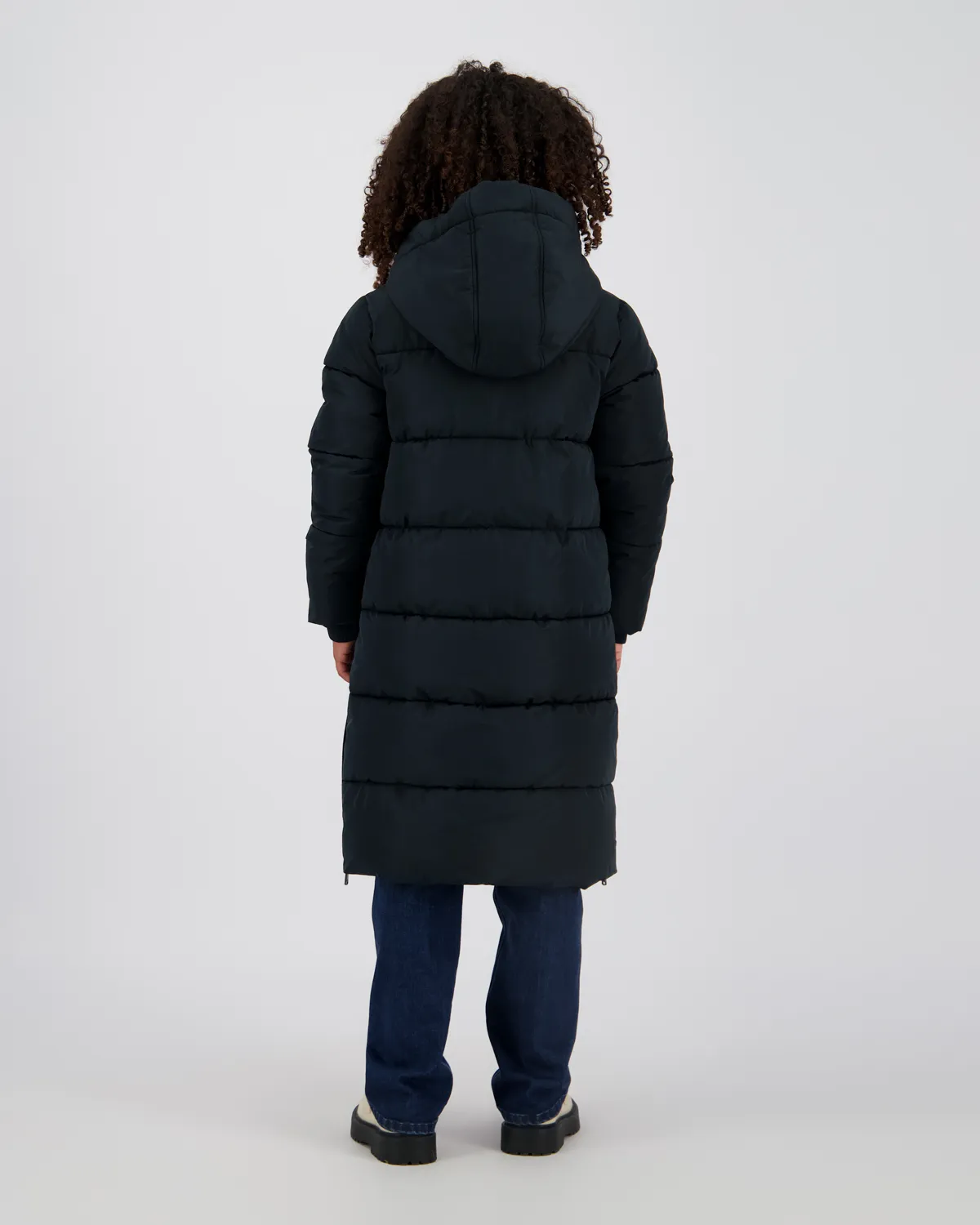 Mädchen Langer Jacke Taire | Schwarz