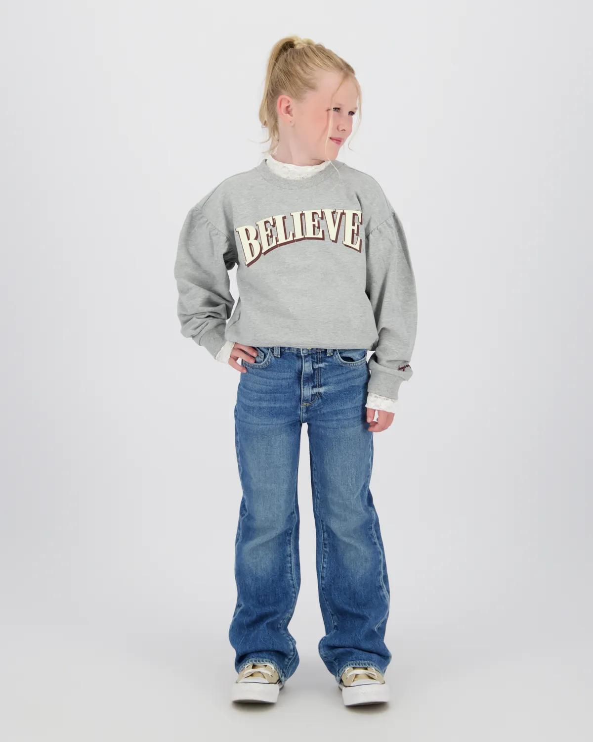 Mädchen Sweatshirt Noran | Grau