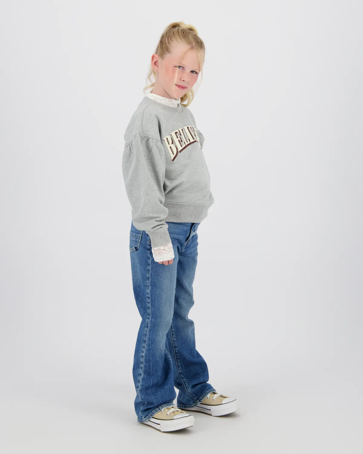 Mädchen Sweatshirt Noran | Grau